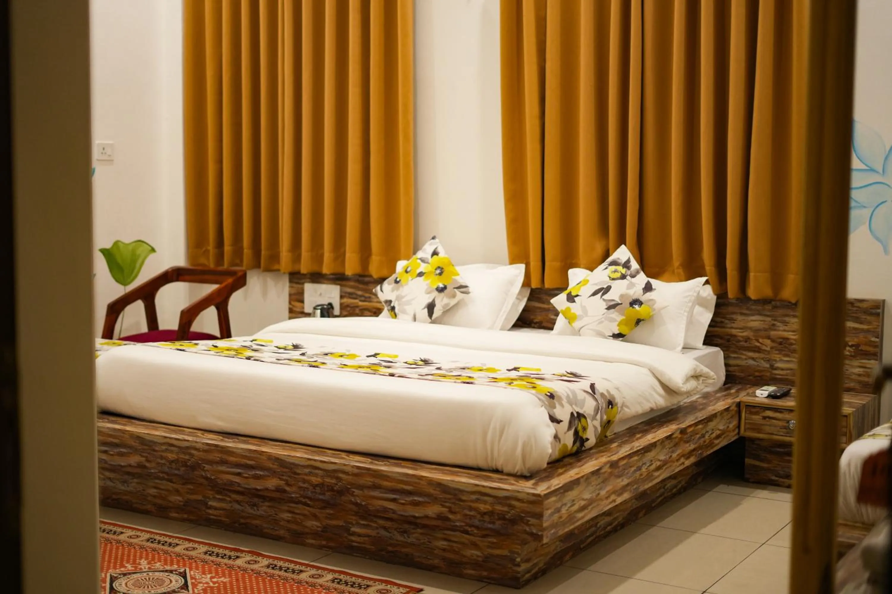 Bed in PETAL OF MEWAR - A Luxury Boutique Hotel