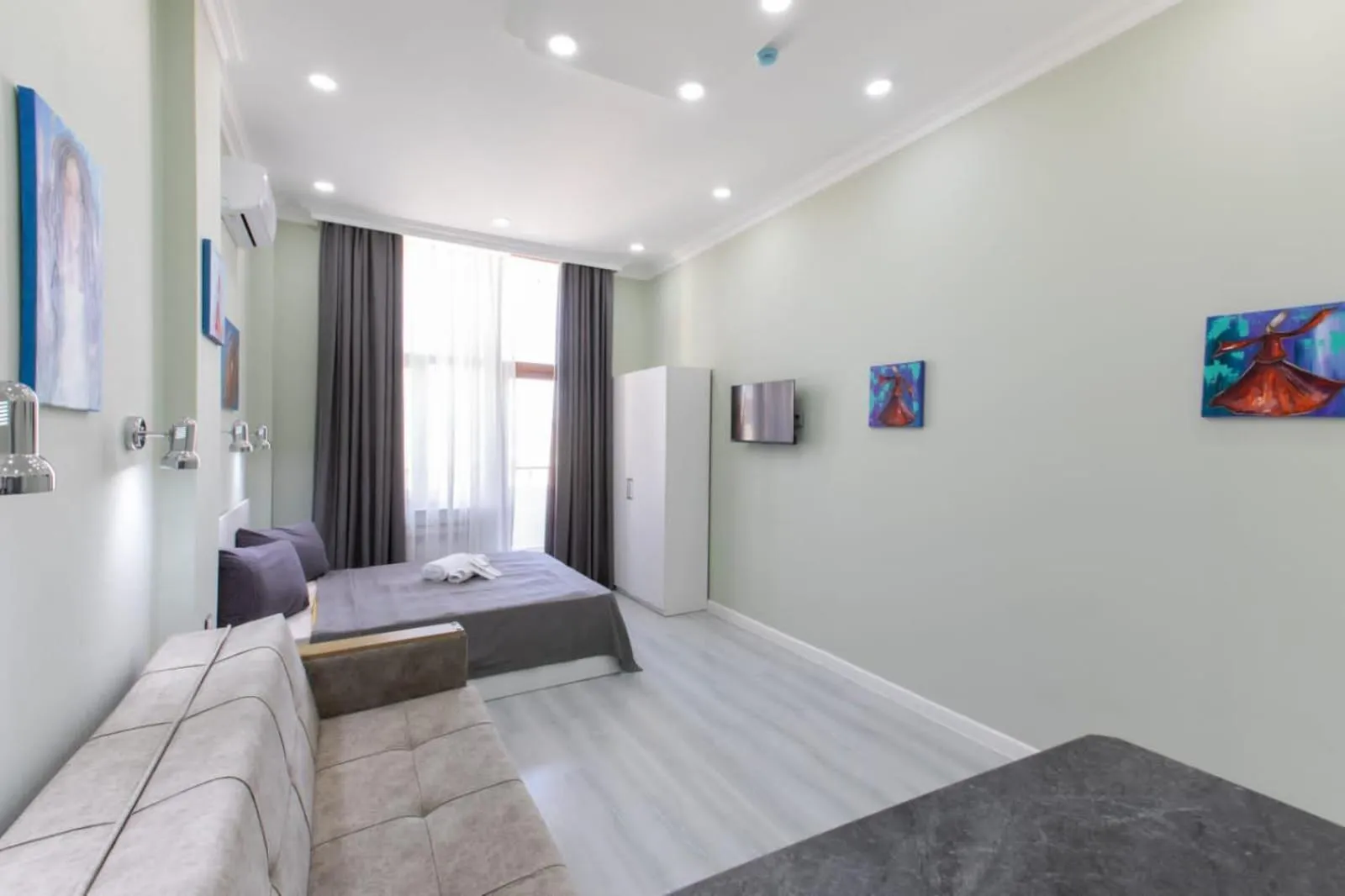 Bed in Leyla Apartments 2