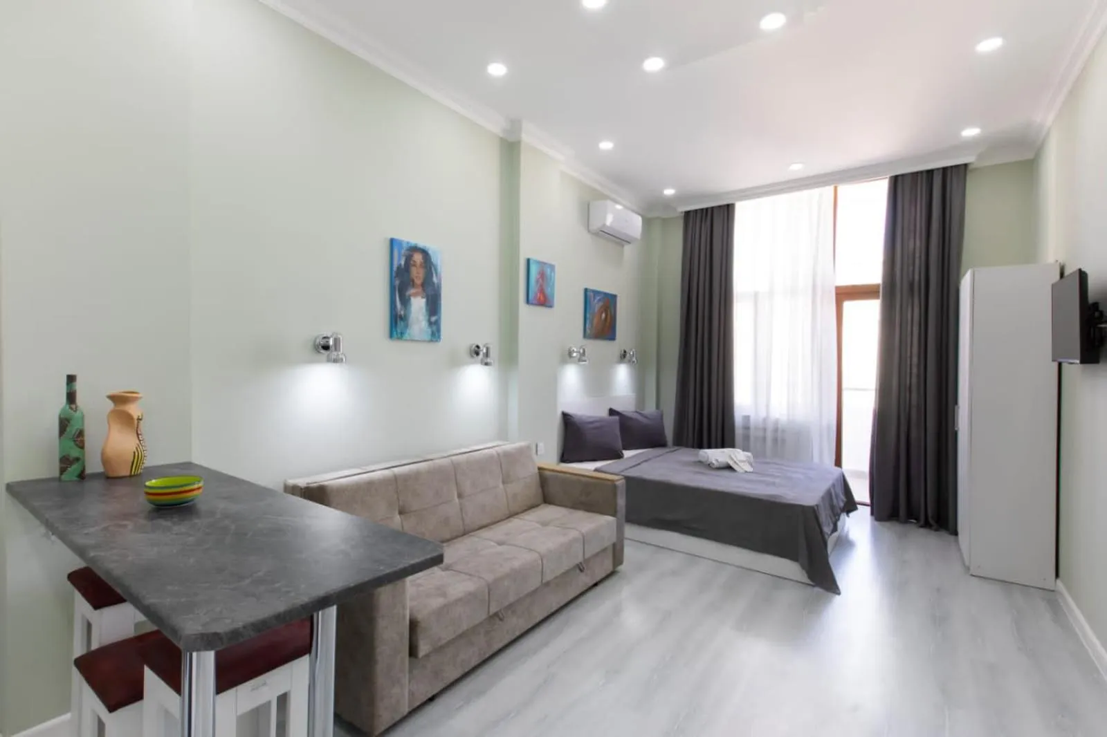 Bed in Leyla Apartments 2