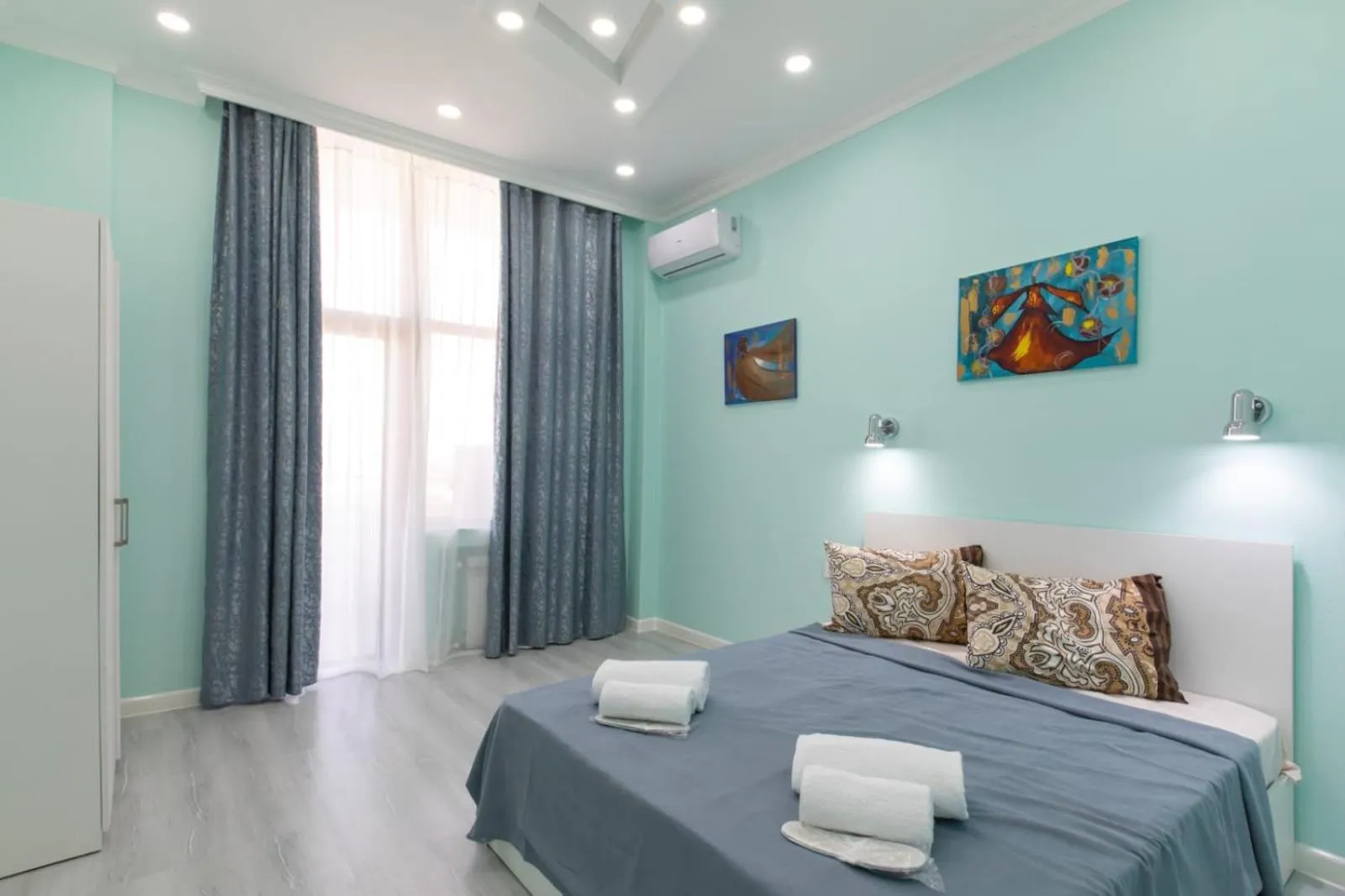 Bed in Leyla Apartments 2