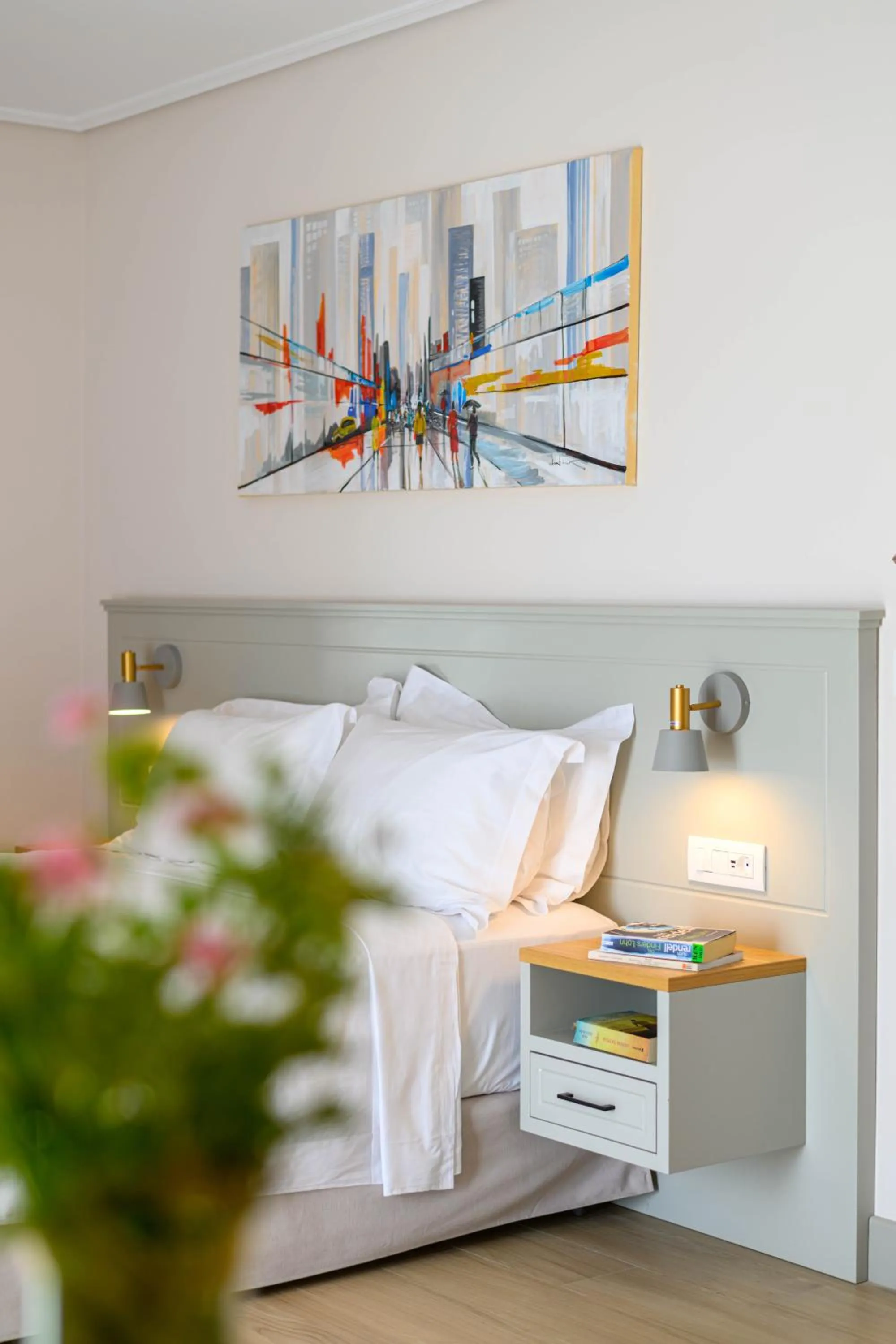 Bed in Kannas Mani Luxury Suites -Adults Friendly 14 Plus