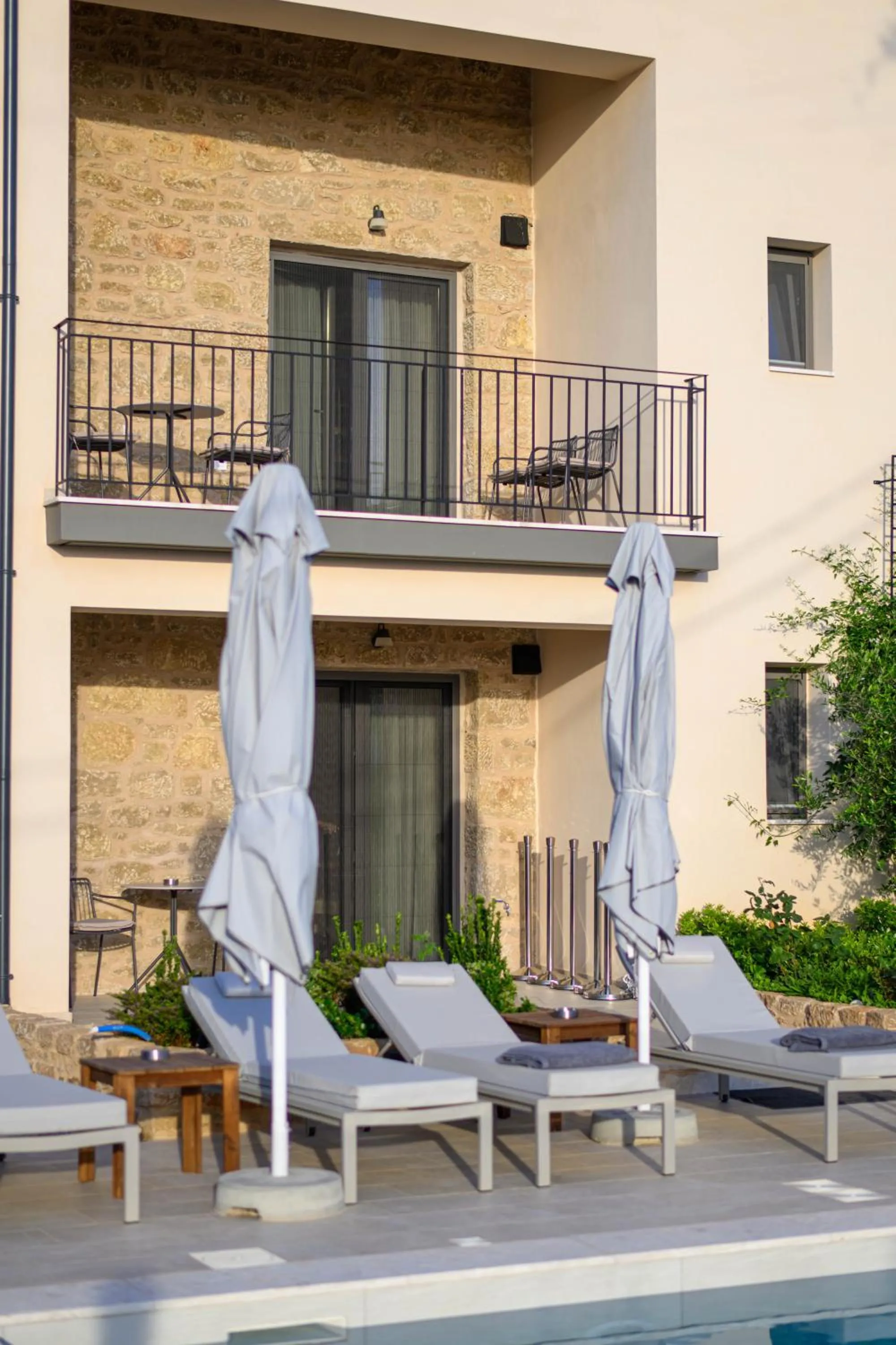 Balcony/Terrace in Kannas Mani Luxury Suites -Adults Friendly 14 Plus