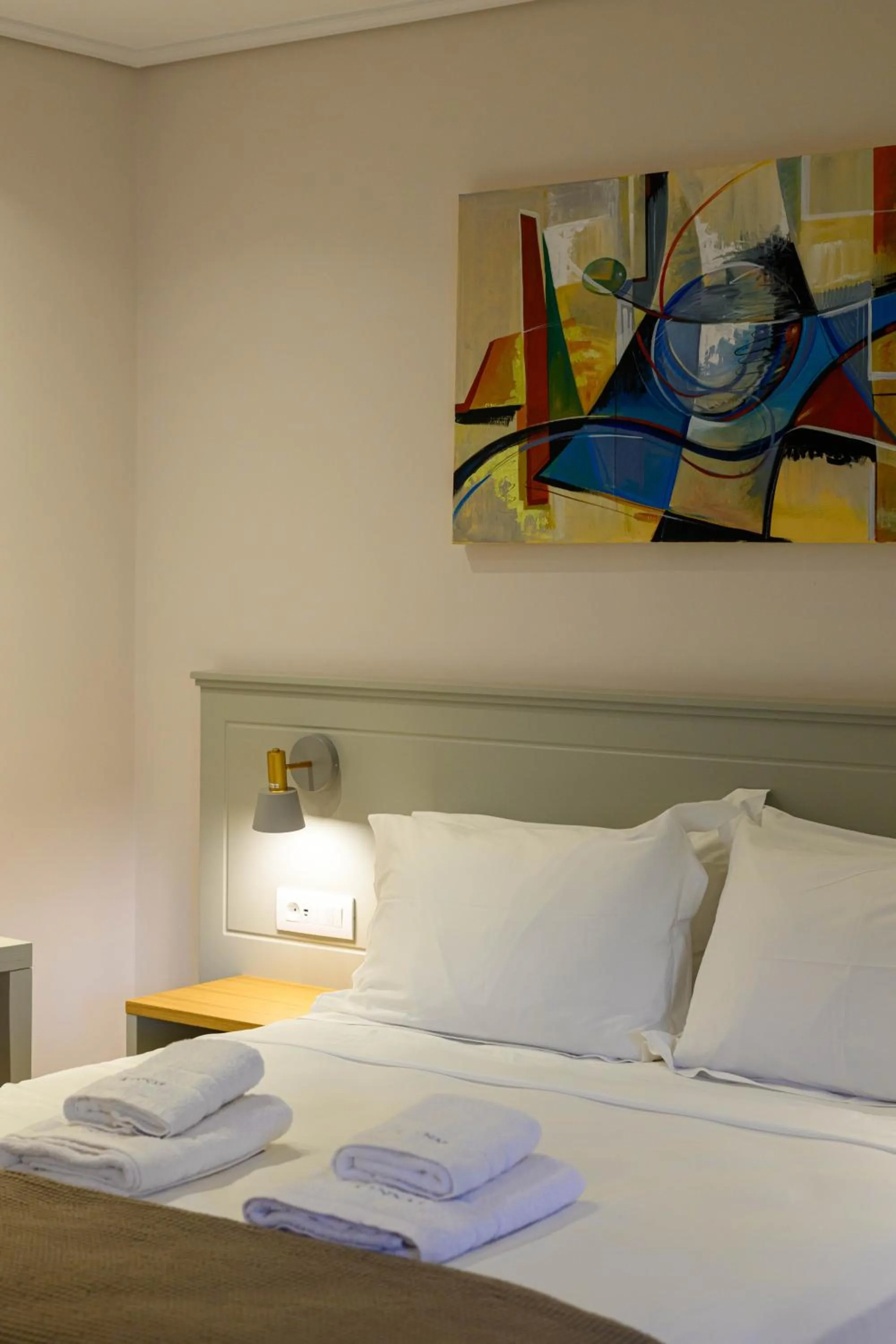 Bed in Kannas Mani Luxury Suites -Adults Friendly 14 Plus