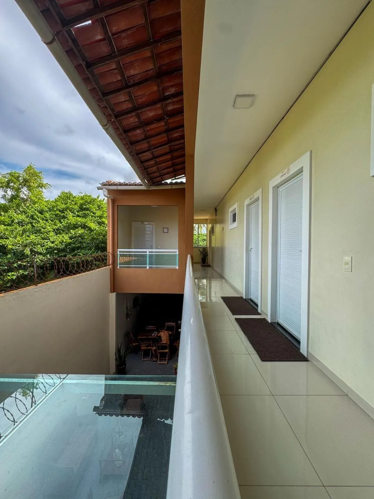 Balcony/Terrace in Pousada dos Corais