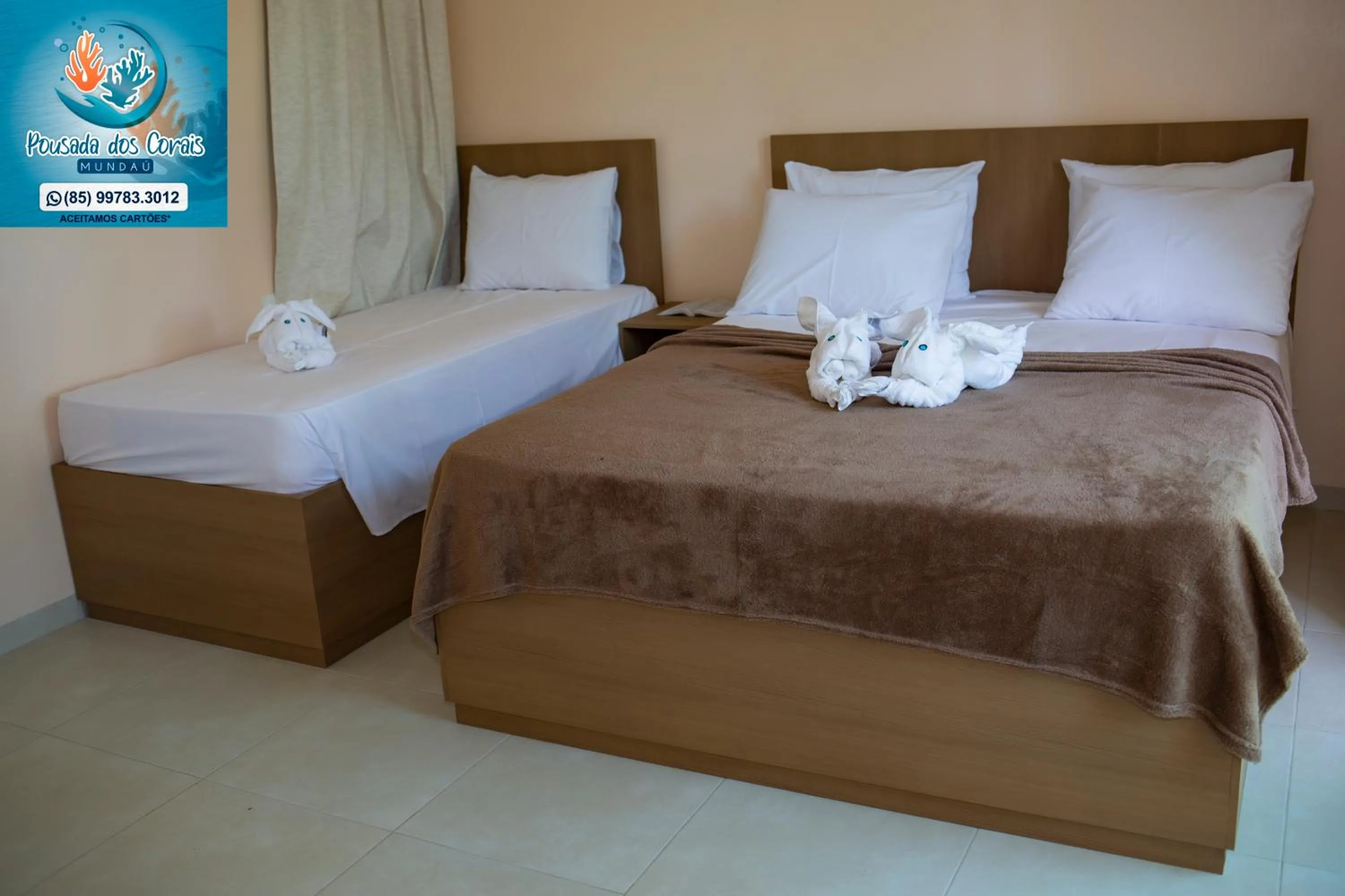 Bedroom, Bed in Pousada dos Corais