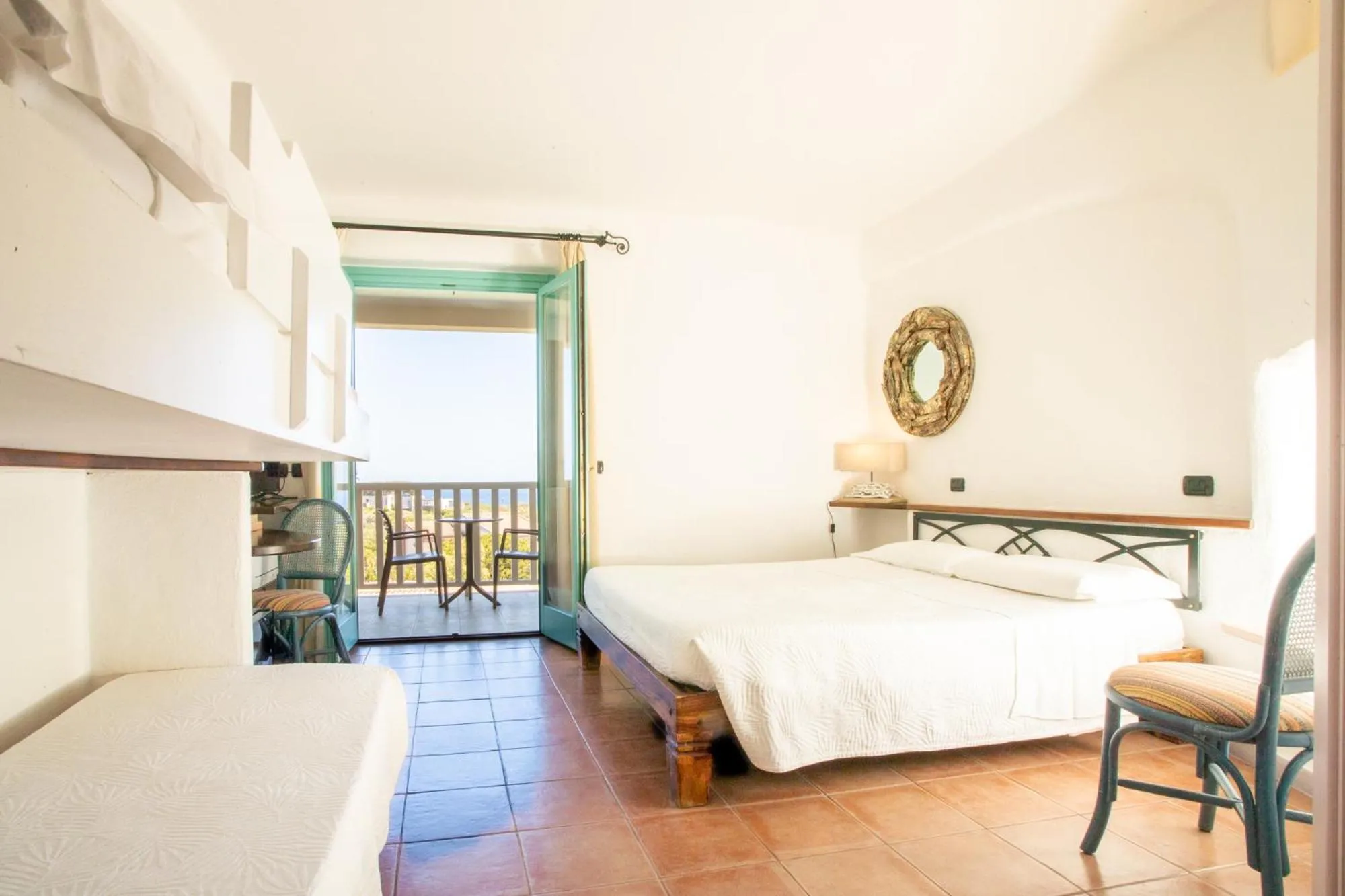 View (from property/room), Bed in Park Hotel Asinara