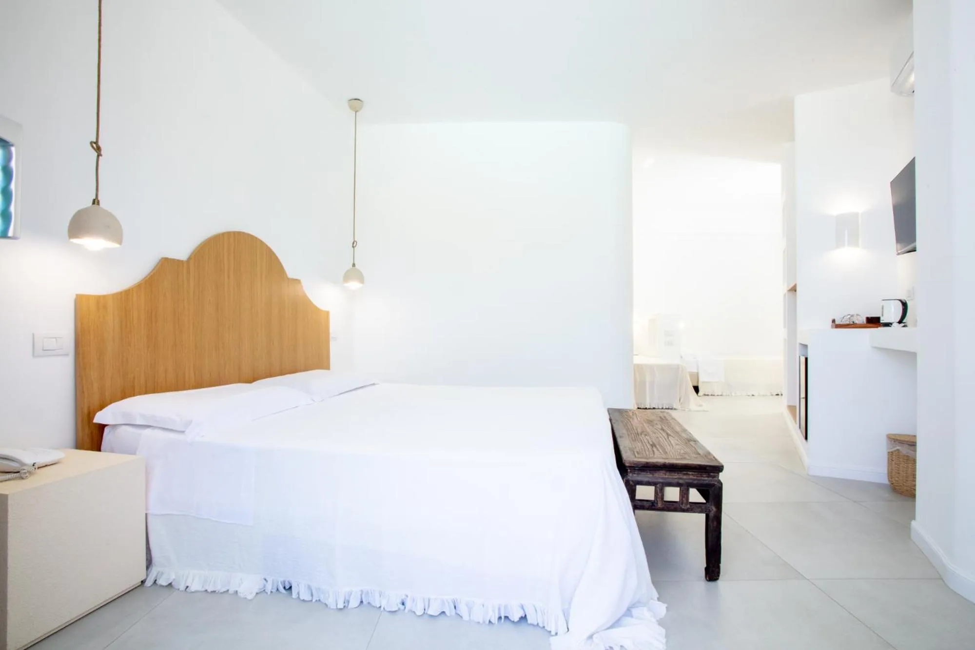 Bedroom, Bed in Park Hotel Asinara