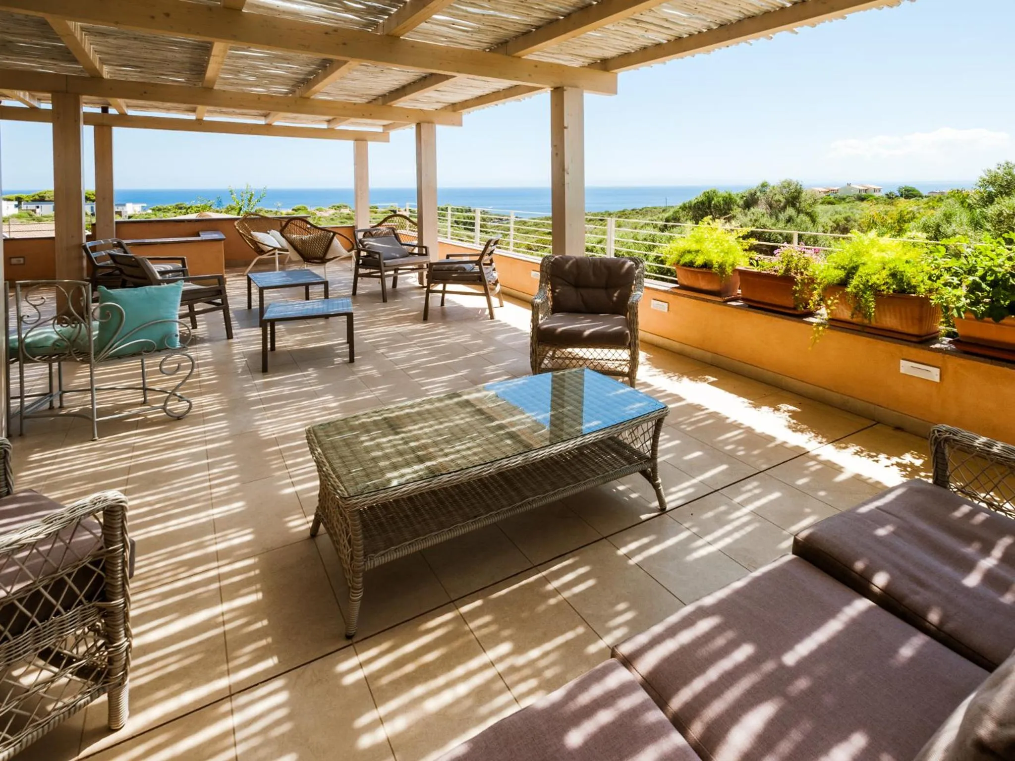 Patio in Park Hotel Asinara