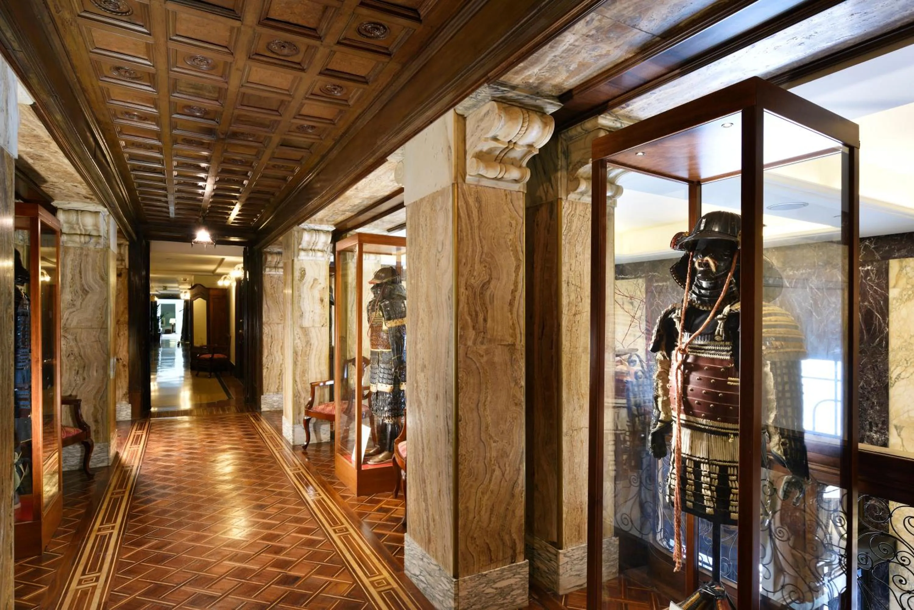 Lobby or reception in Grand Hotel Savoia