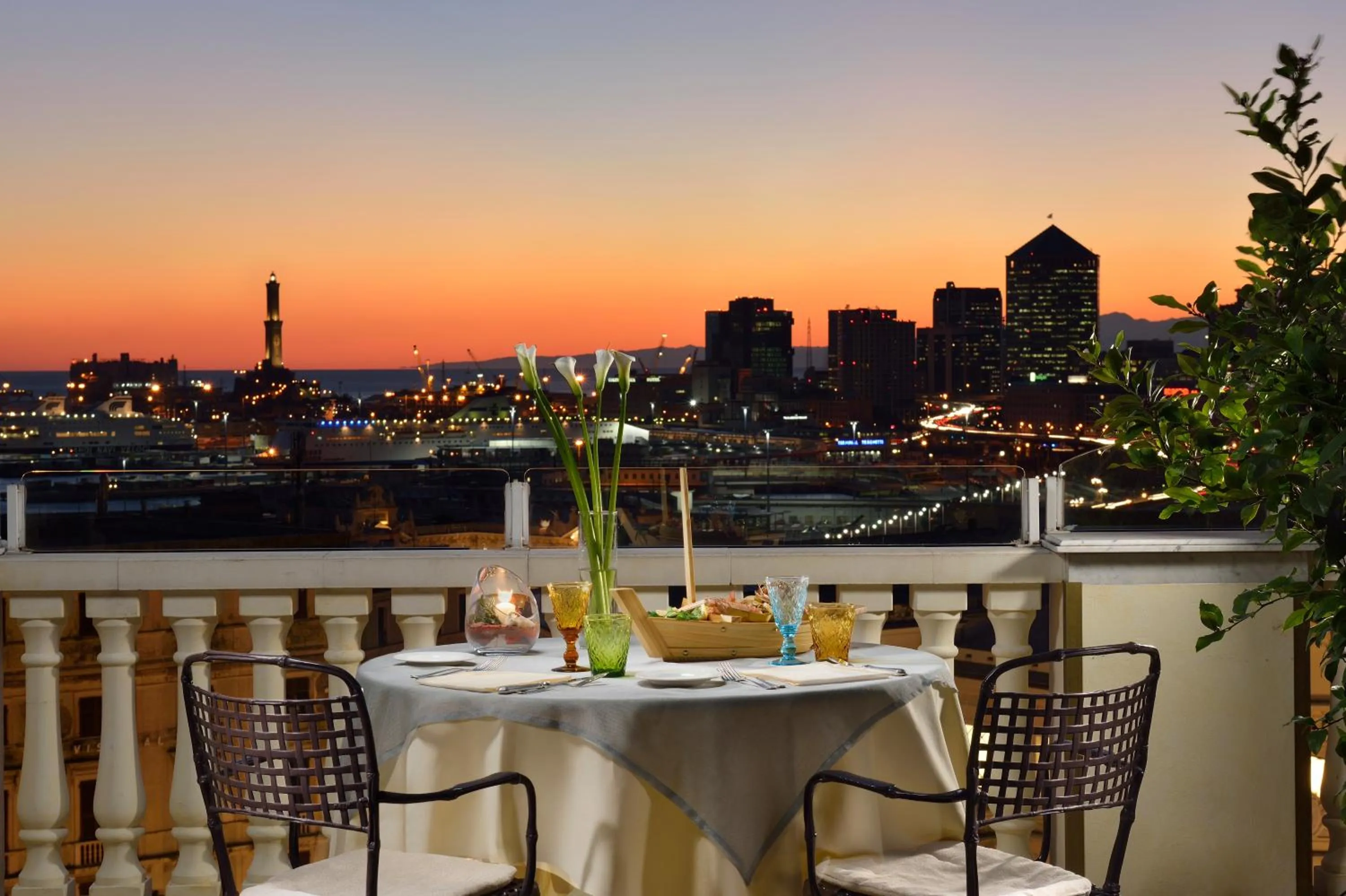 Balcony/Terrace in Grand Hotel Savoia
