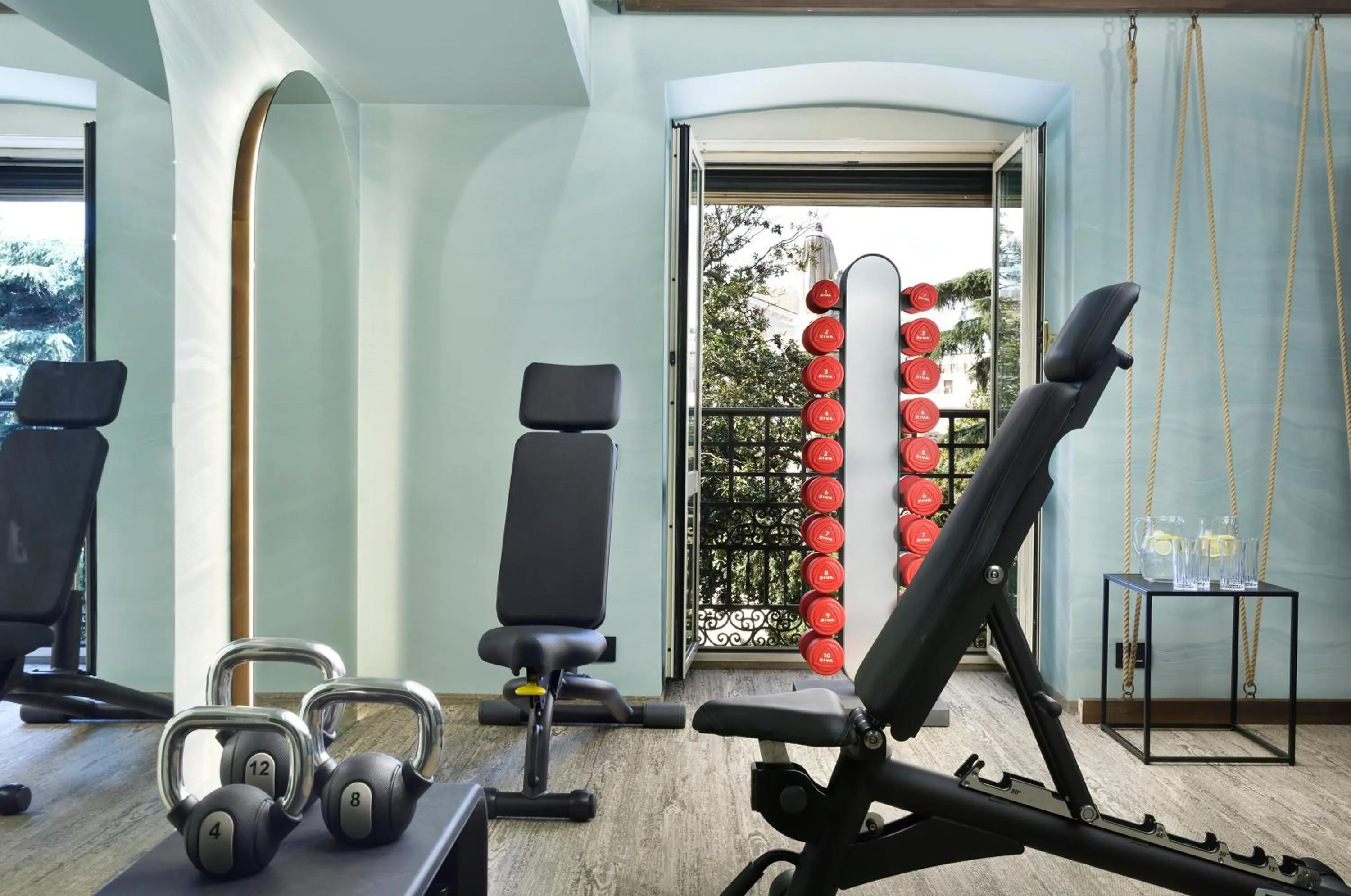 Fitness centre/facilities in Grand Hotel Savoia