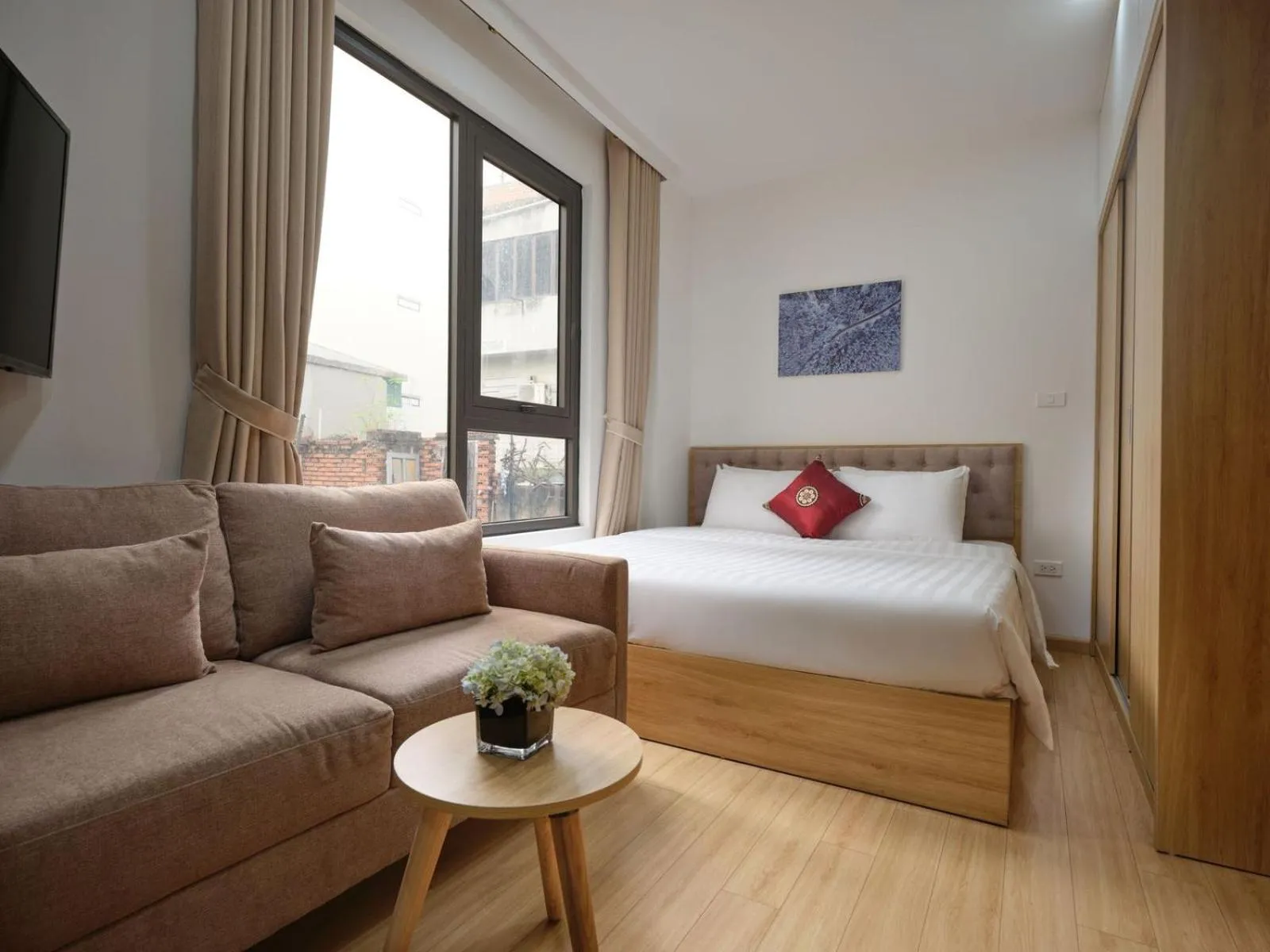 Bedroom, Bed in MoonLight Tay Ho