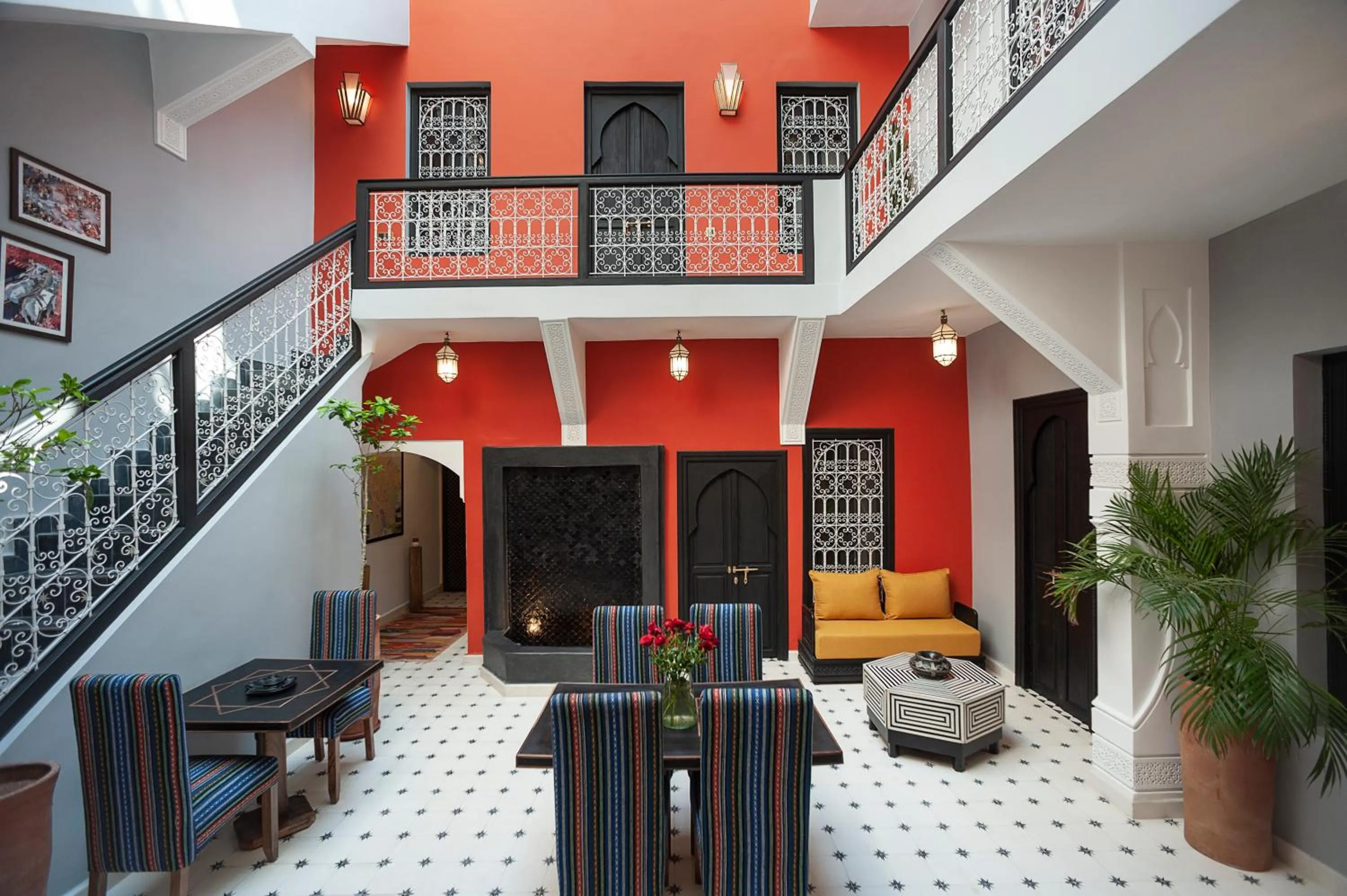 Lobby or reception in Riad Mylaya