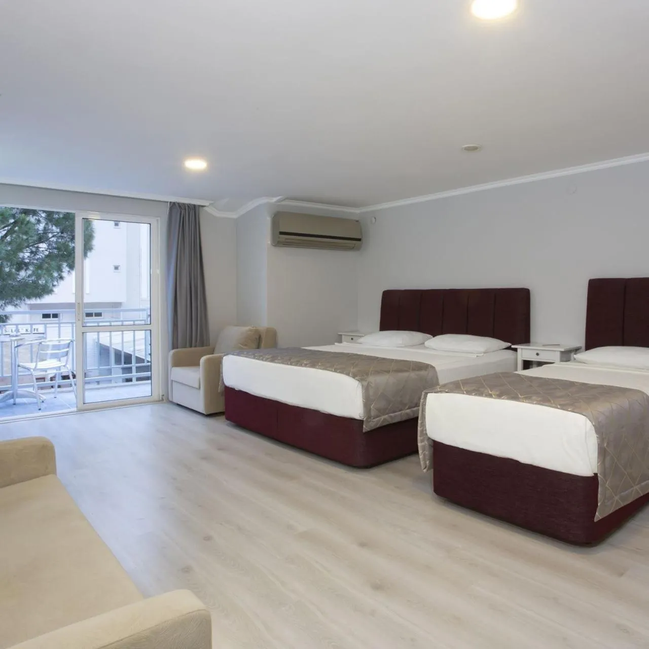 Bed in Hotel Mavi Deniz