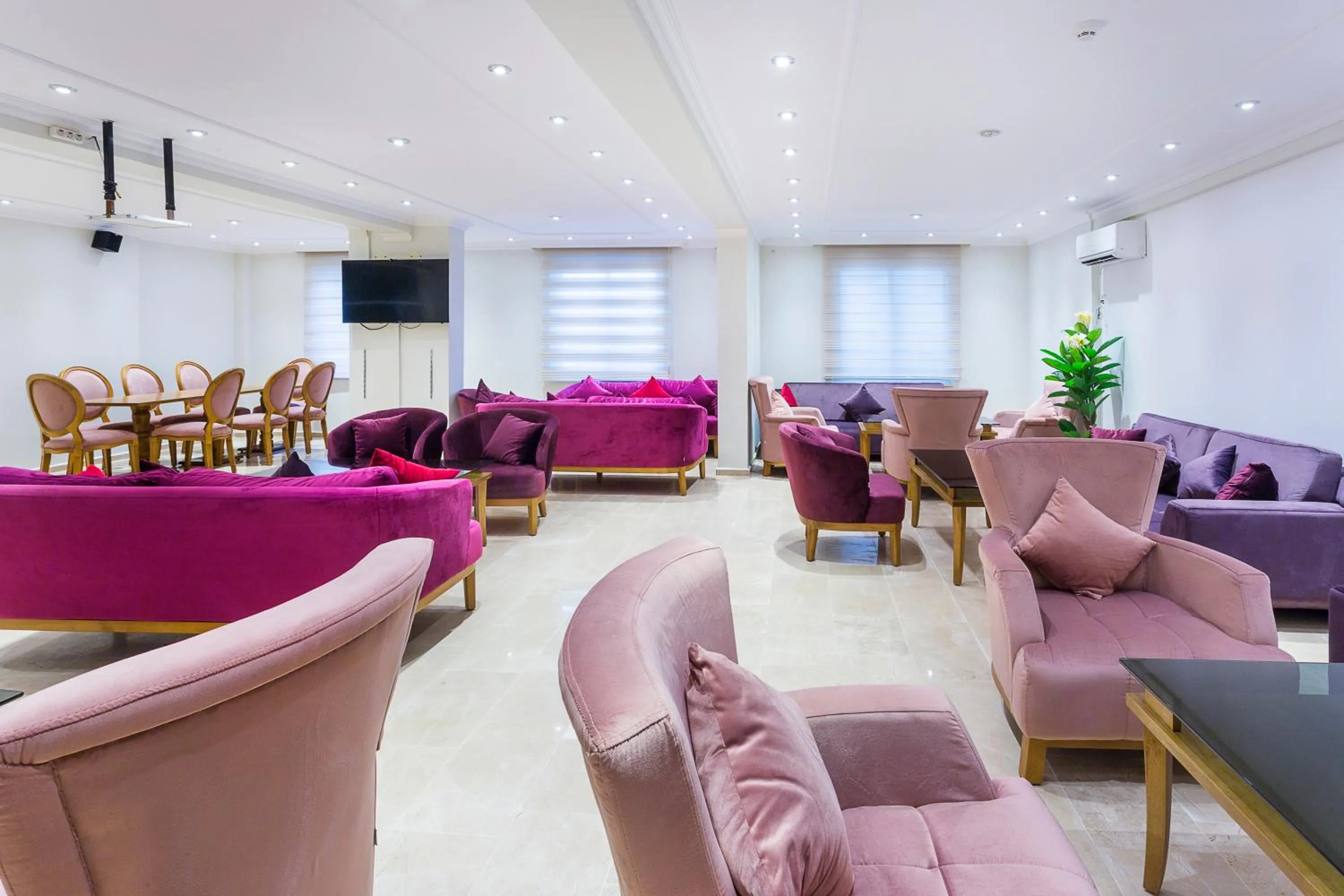 Communal lounge/ TV room in Hotel Mavi Deniz