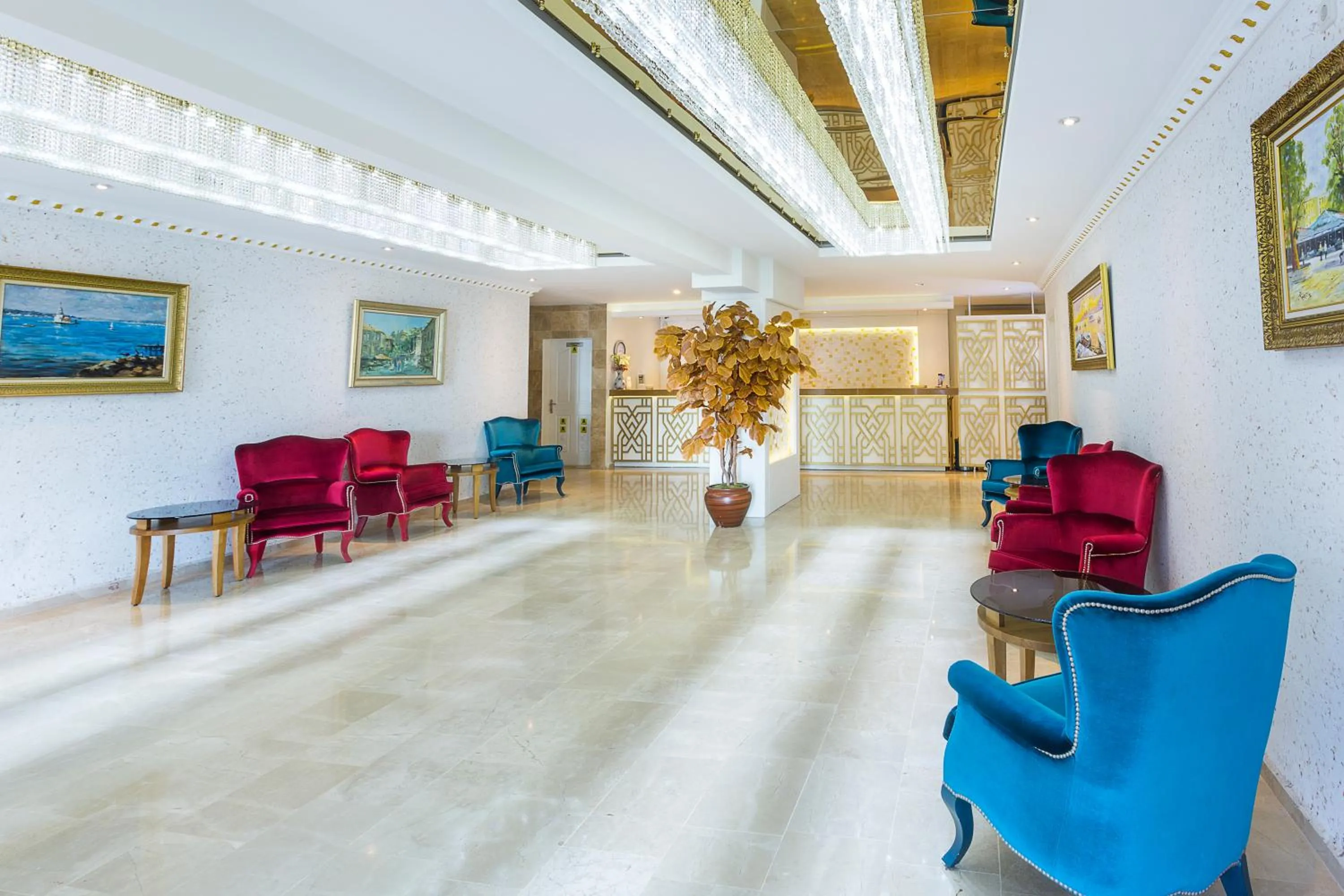 Lobby or reception in Hotel Mavi Deniz