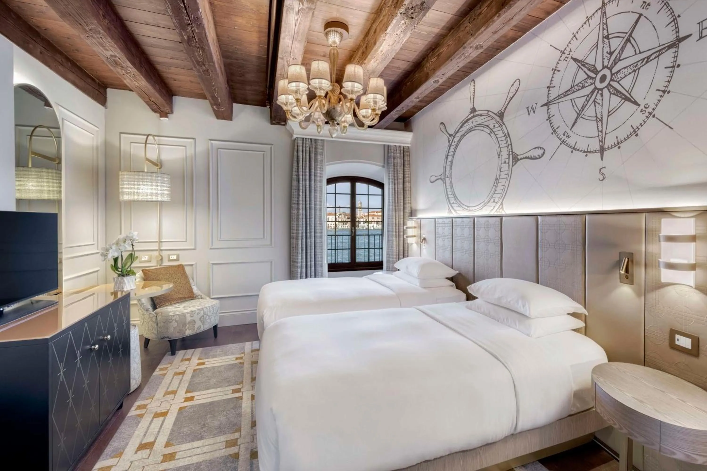 Bed in Hilton Molino Stucky Venice