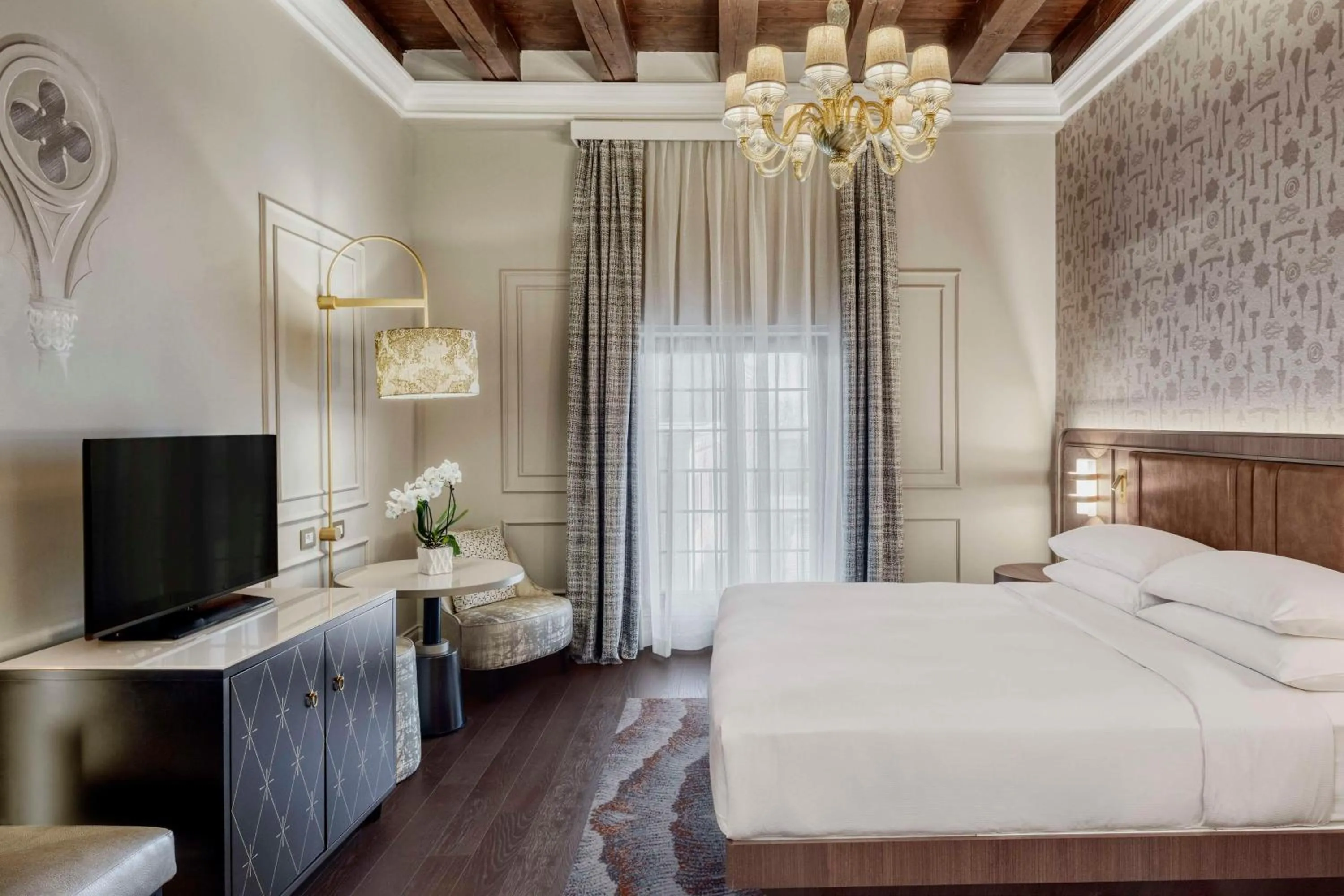 Bed in Hilton Molino Stucky Venice