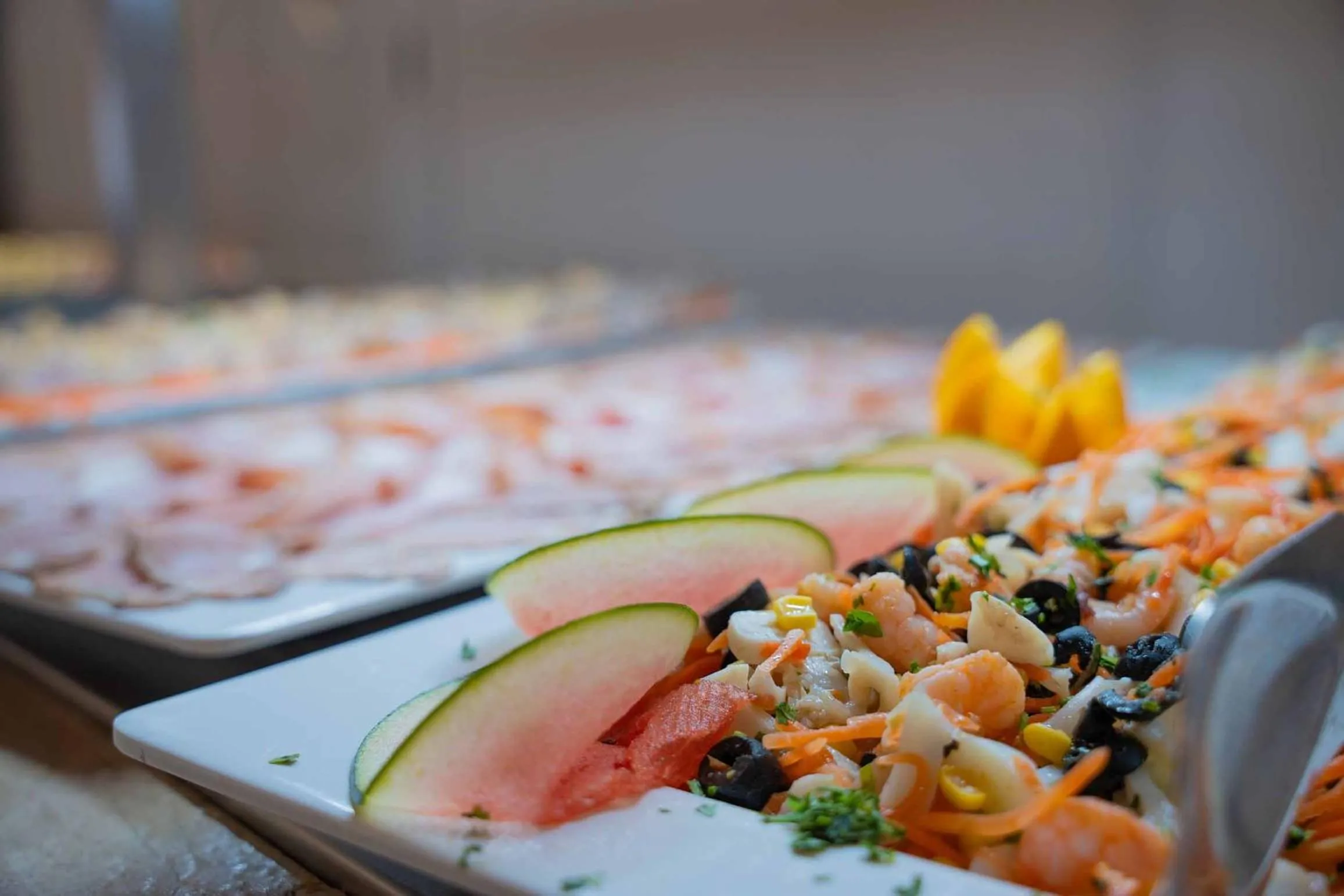 Food and drinks in Hotel Baja Bianca