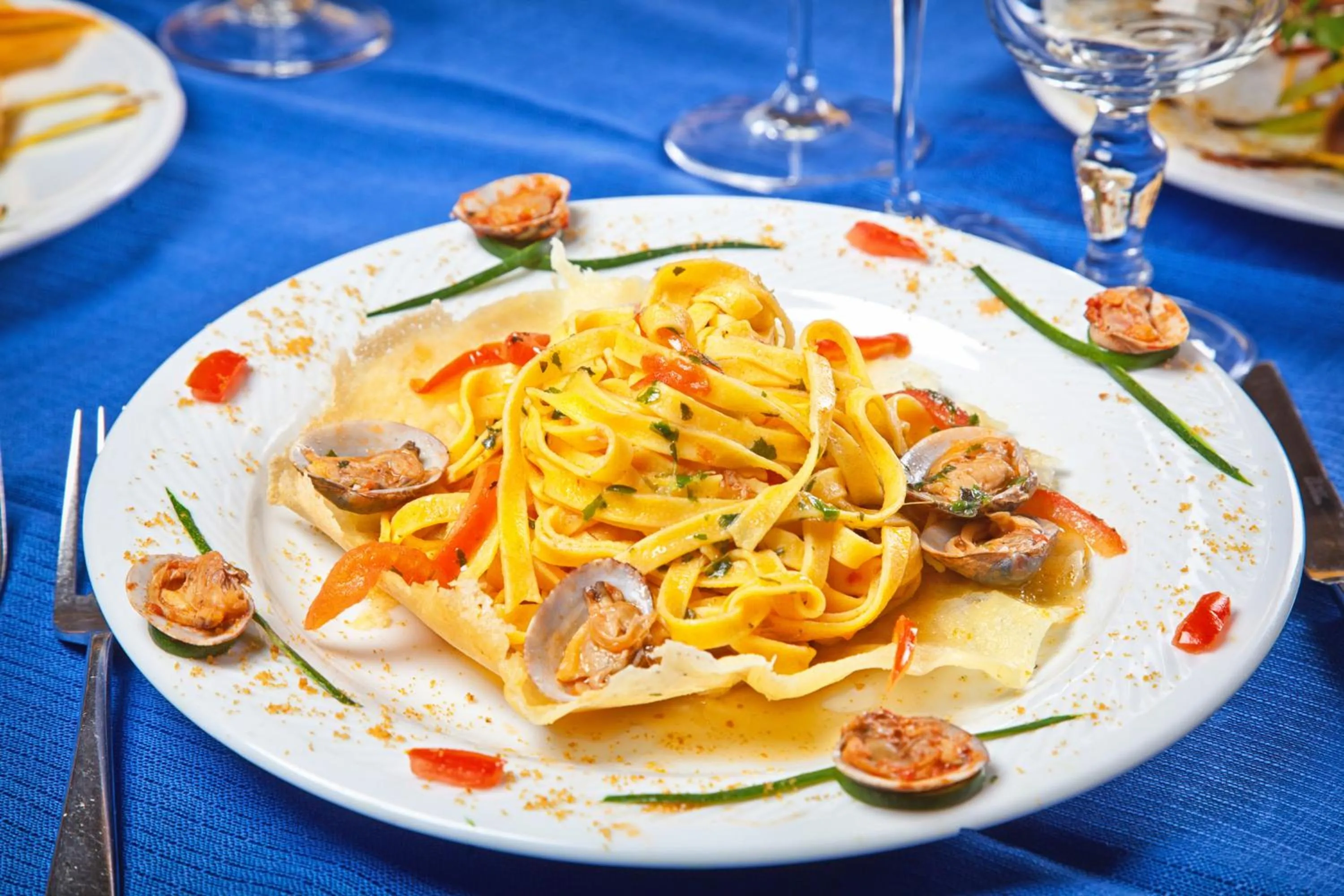 Food close-up in Hotel Baja Bianca