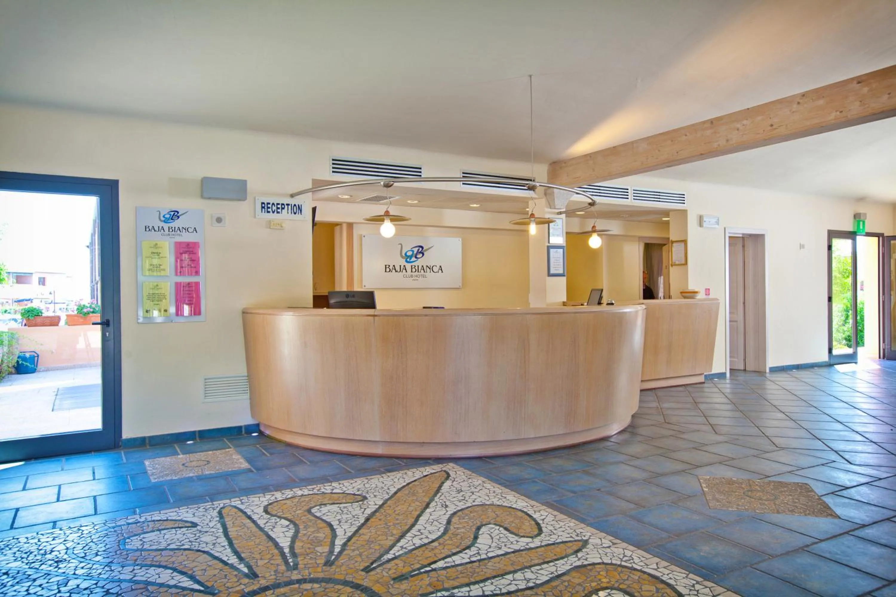 Lobby or reception in Hotel Baja Bianca