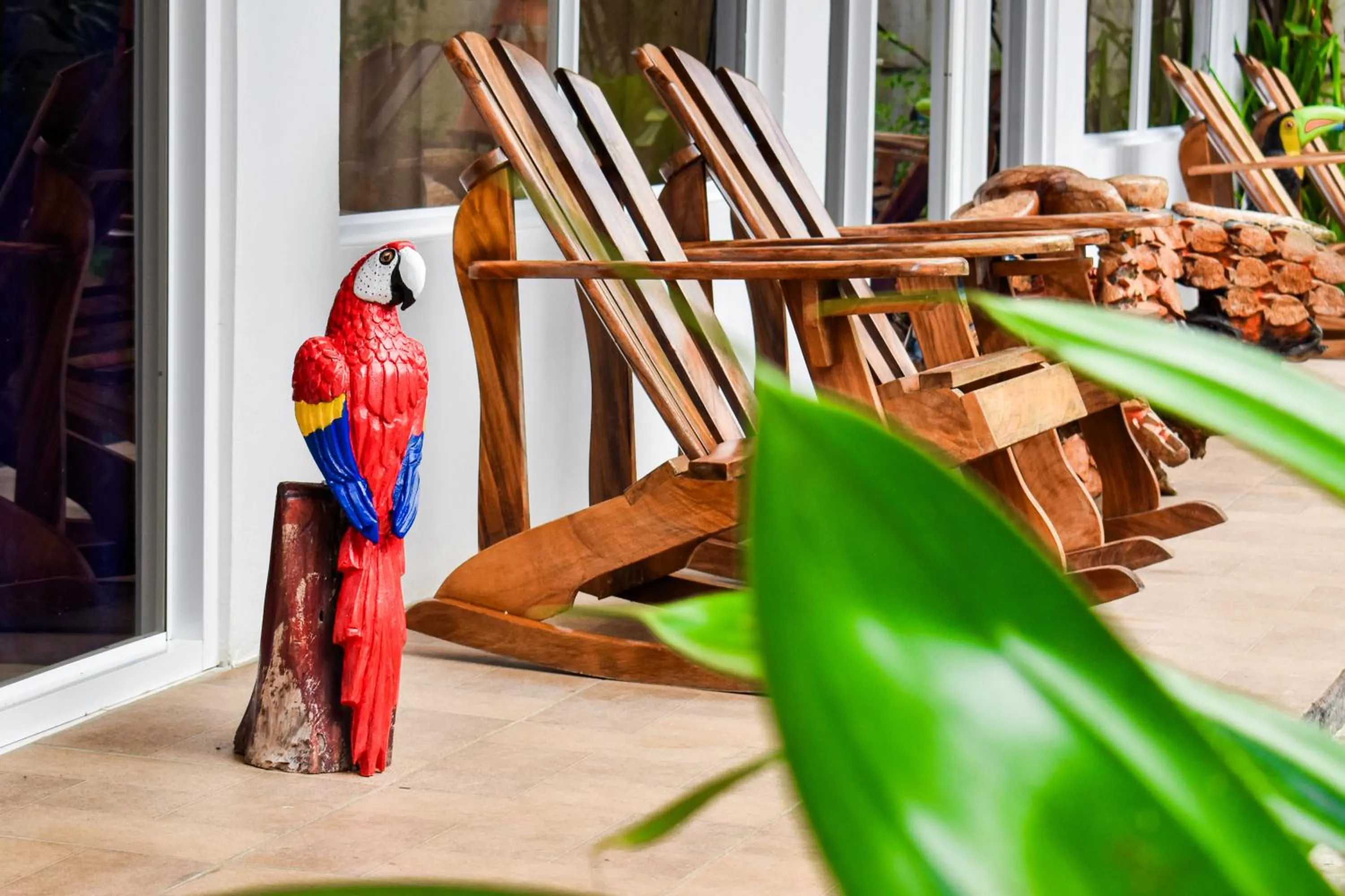 Garden view in Hotel Serendipity