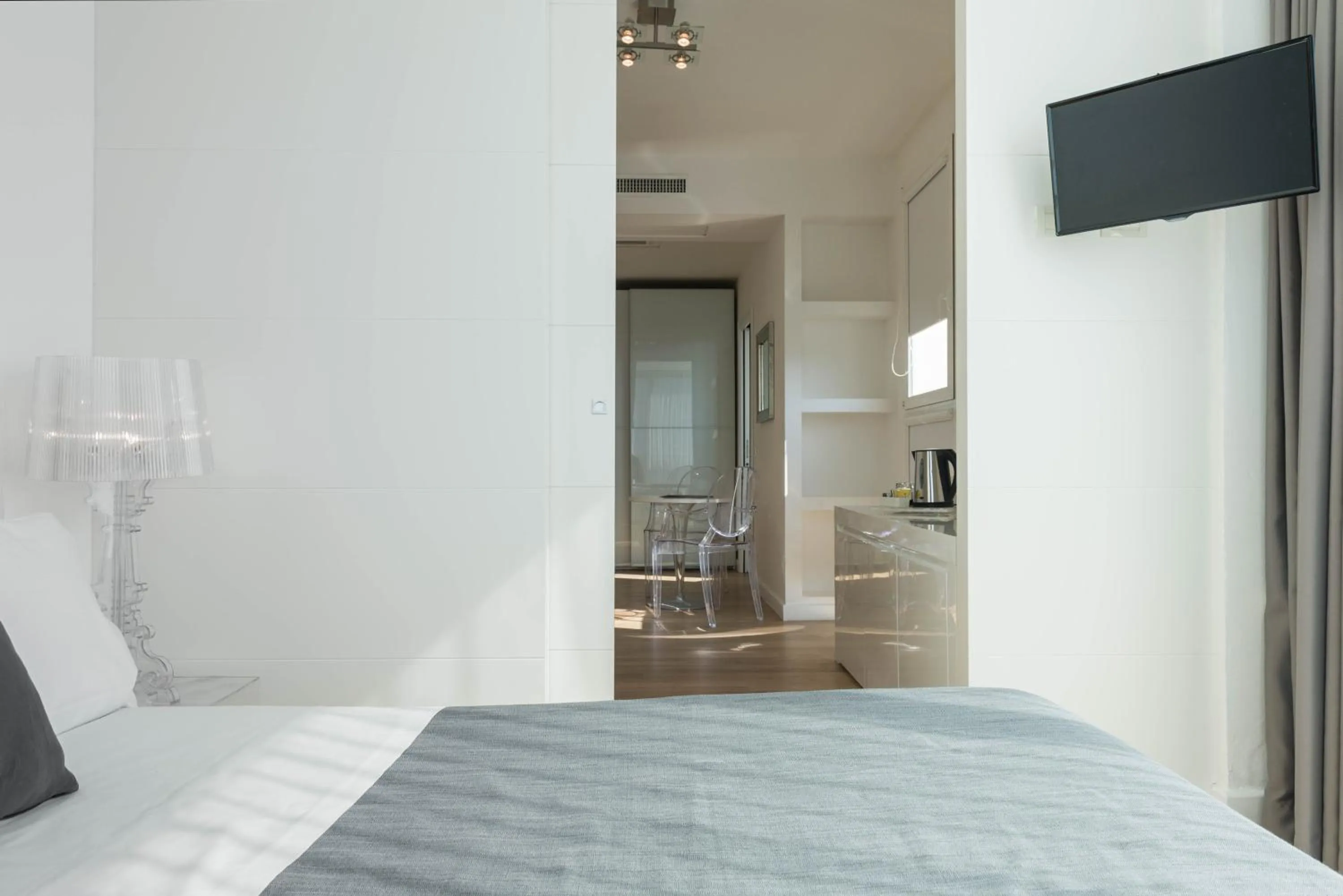 Bed in Perla Verde Hotel