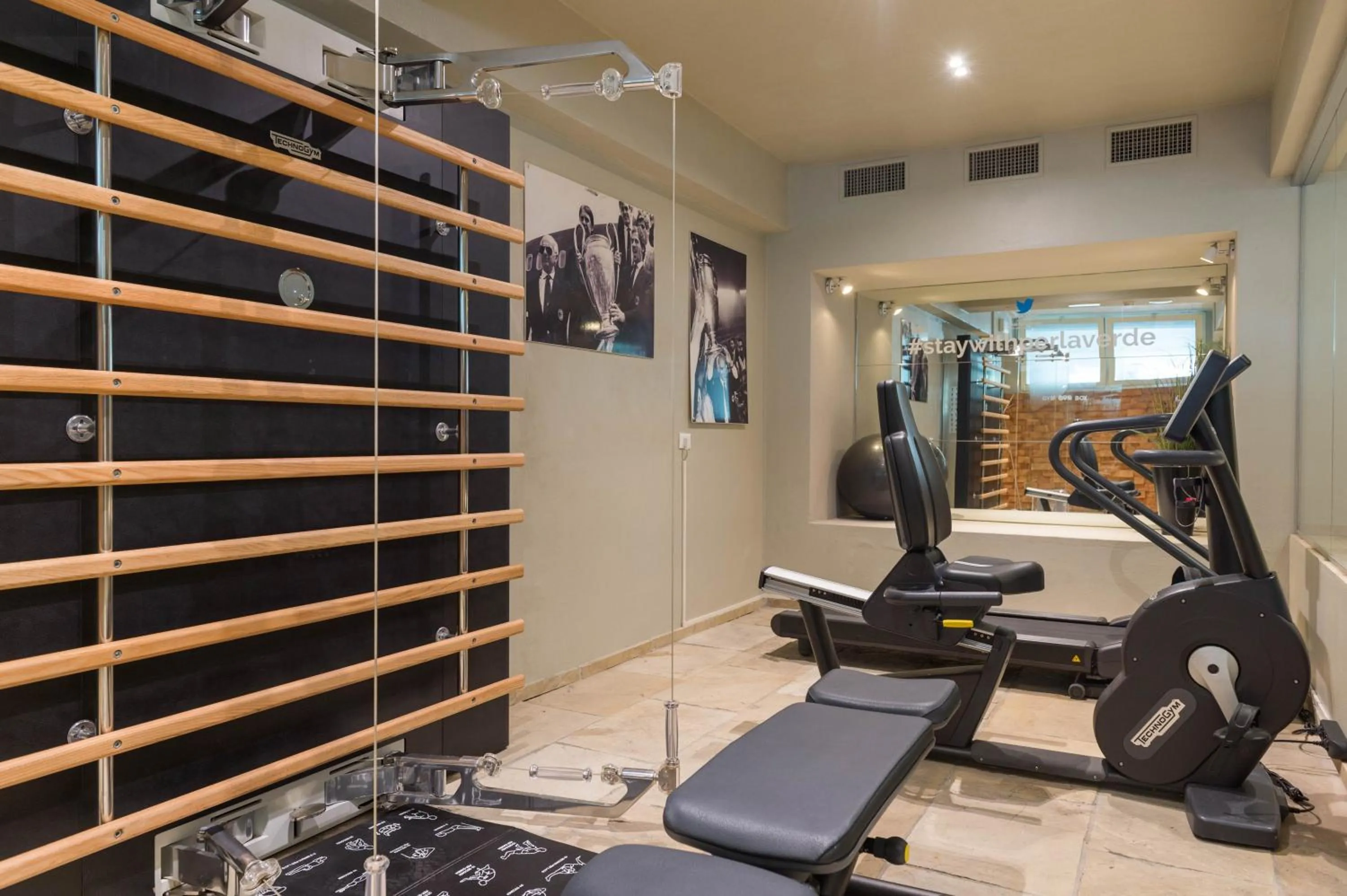 Fitness centre/facilities in Perla Verde Hotel