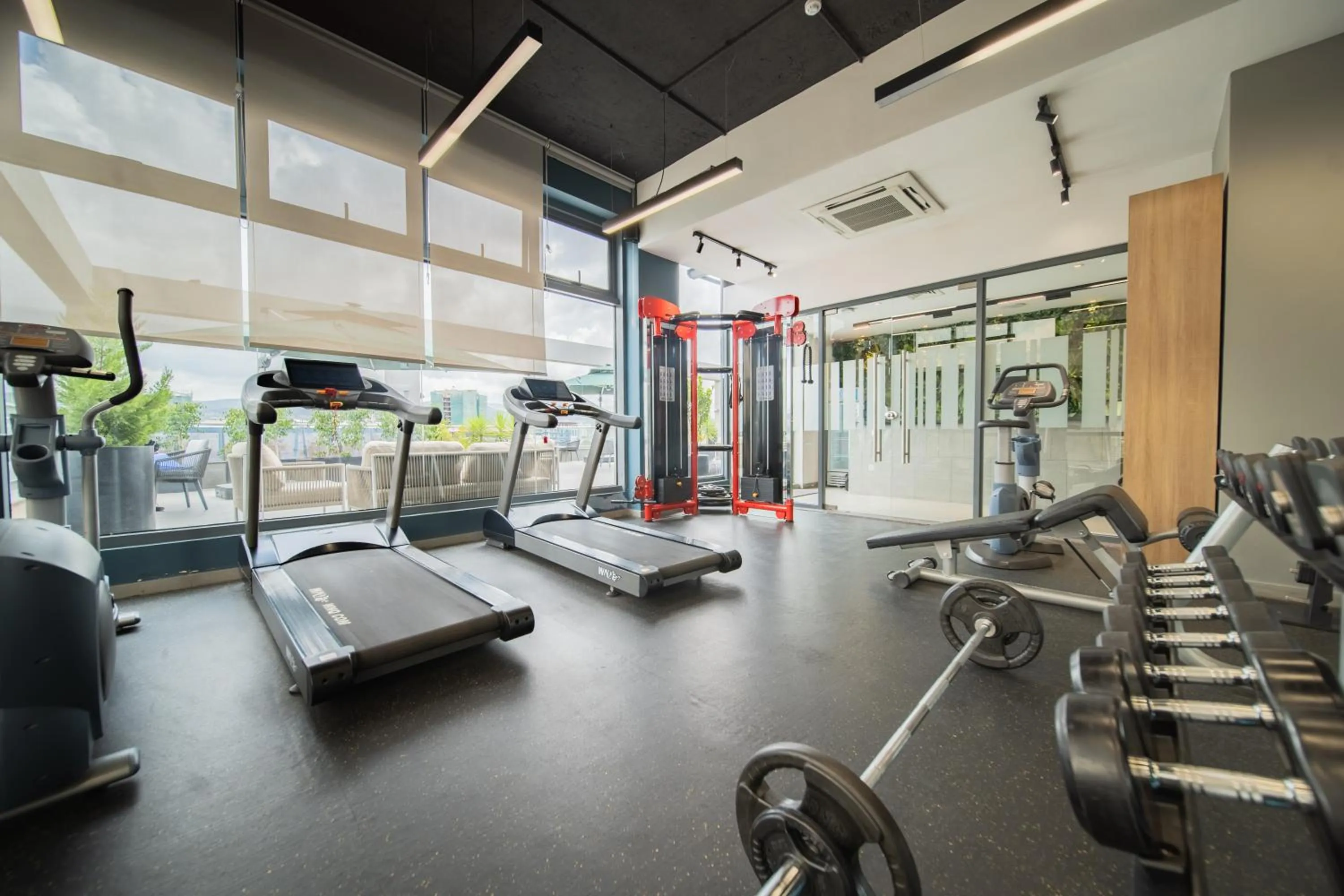 Fitness centre/facilities in Loft Hotel Apartment
