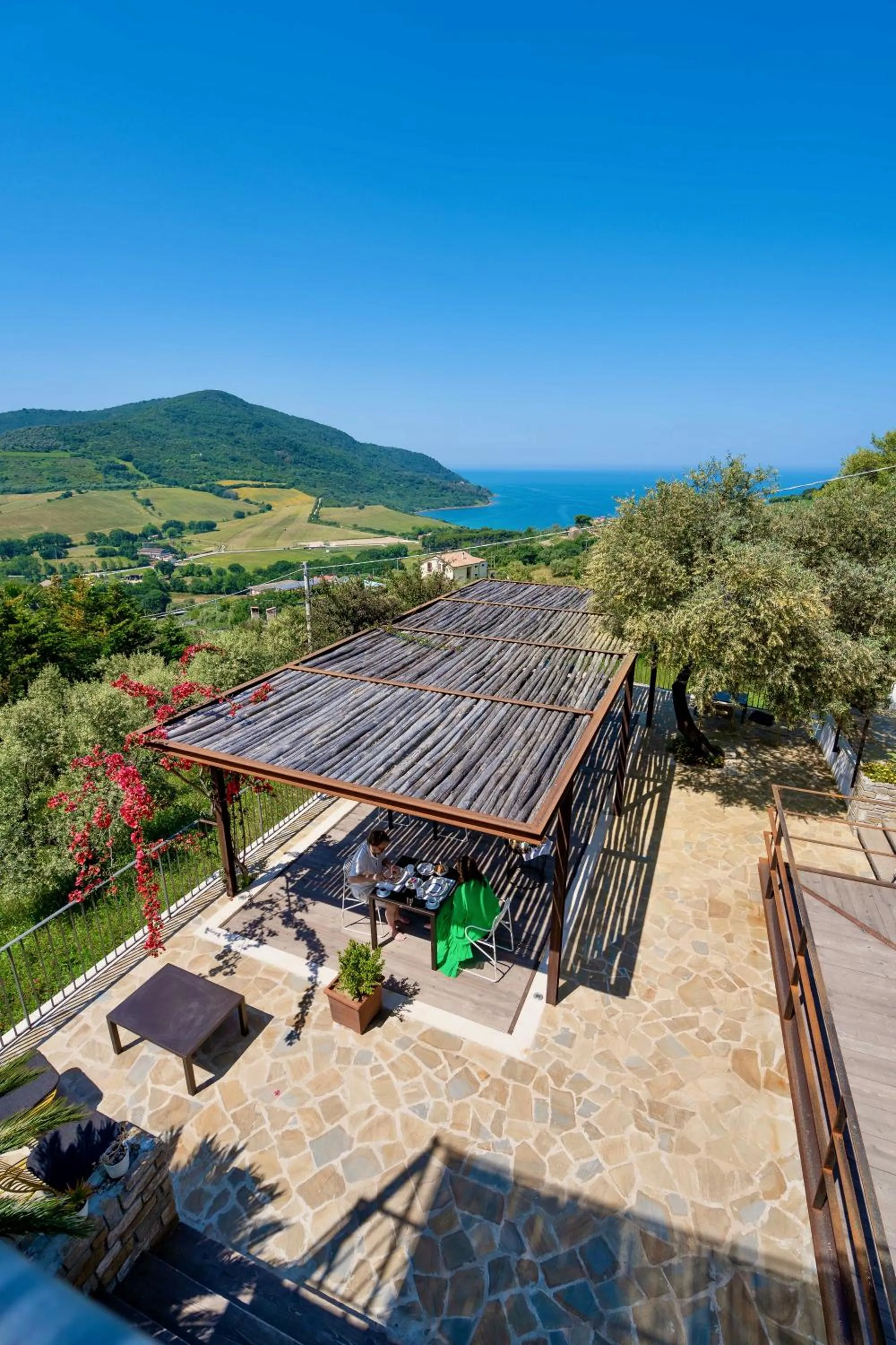 Sea view in B&B Baia Di Trentova