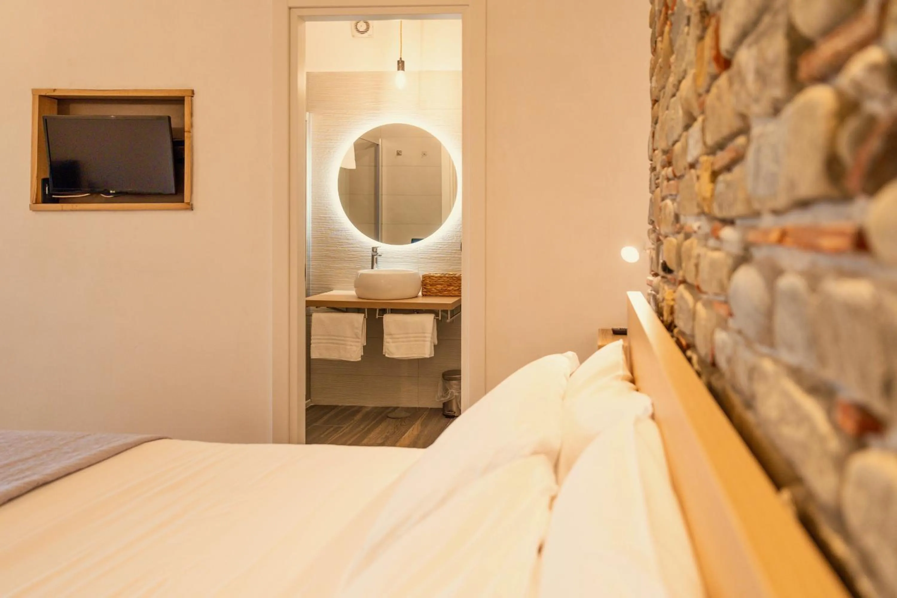 Bedroom, Bed in B&B Baia Di Trentova