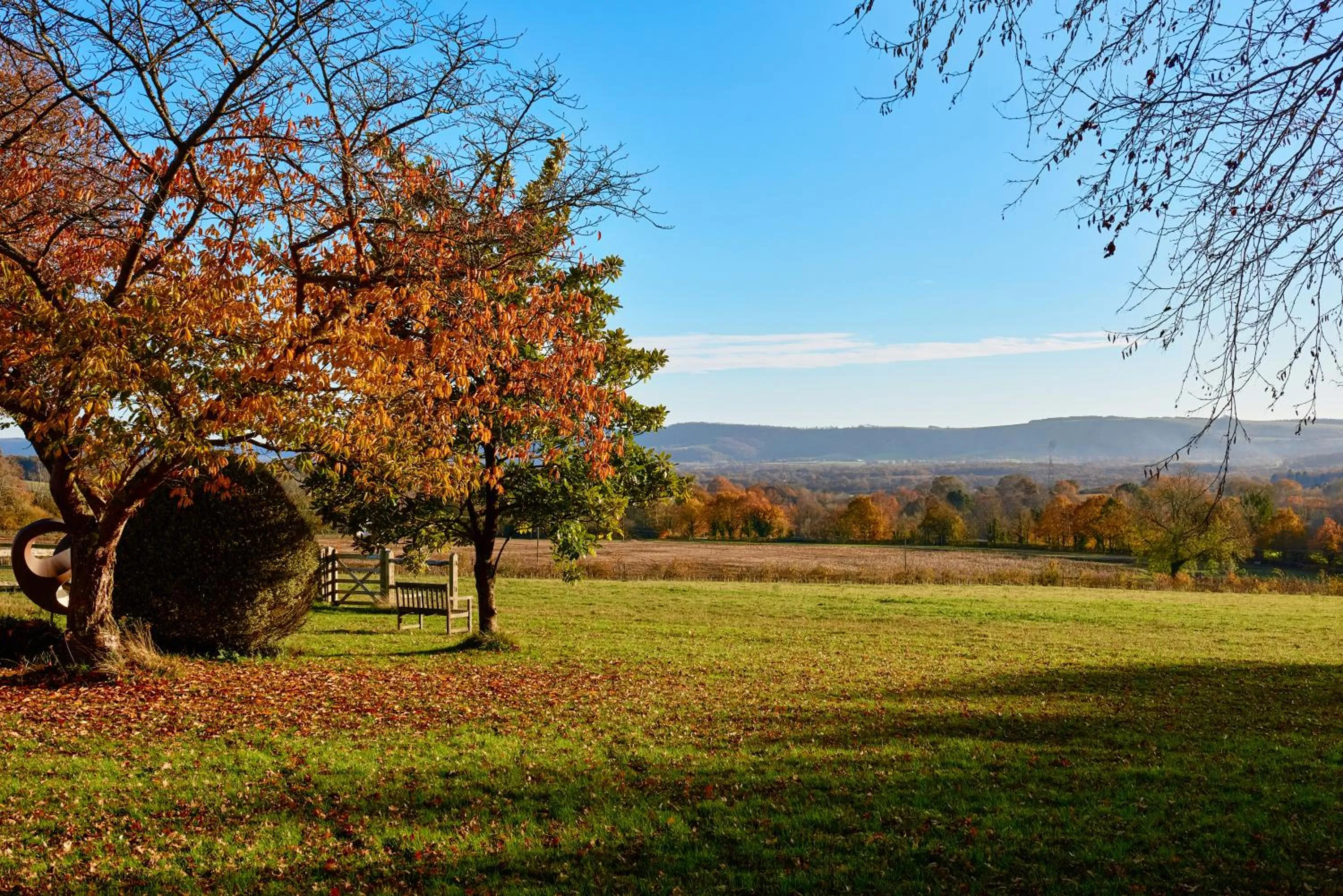 View (from property/room) in Garden flat near Goodwood with stunning views
