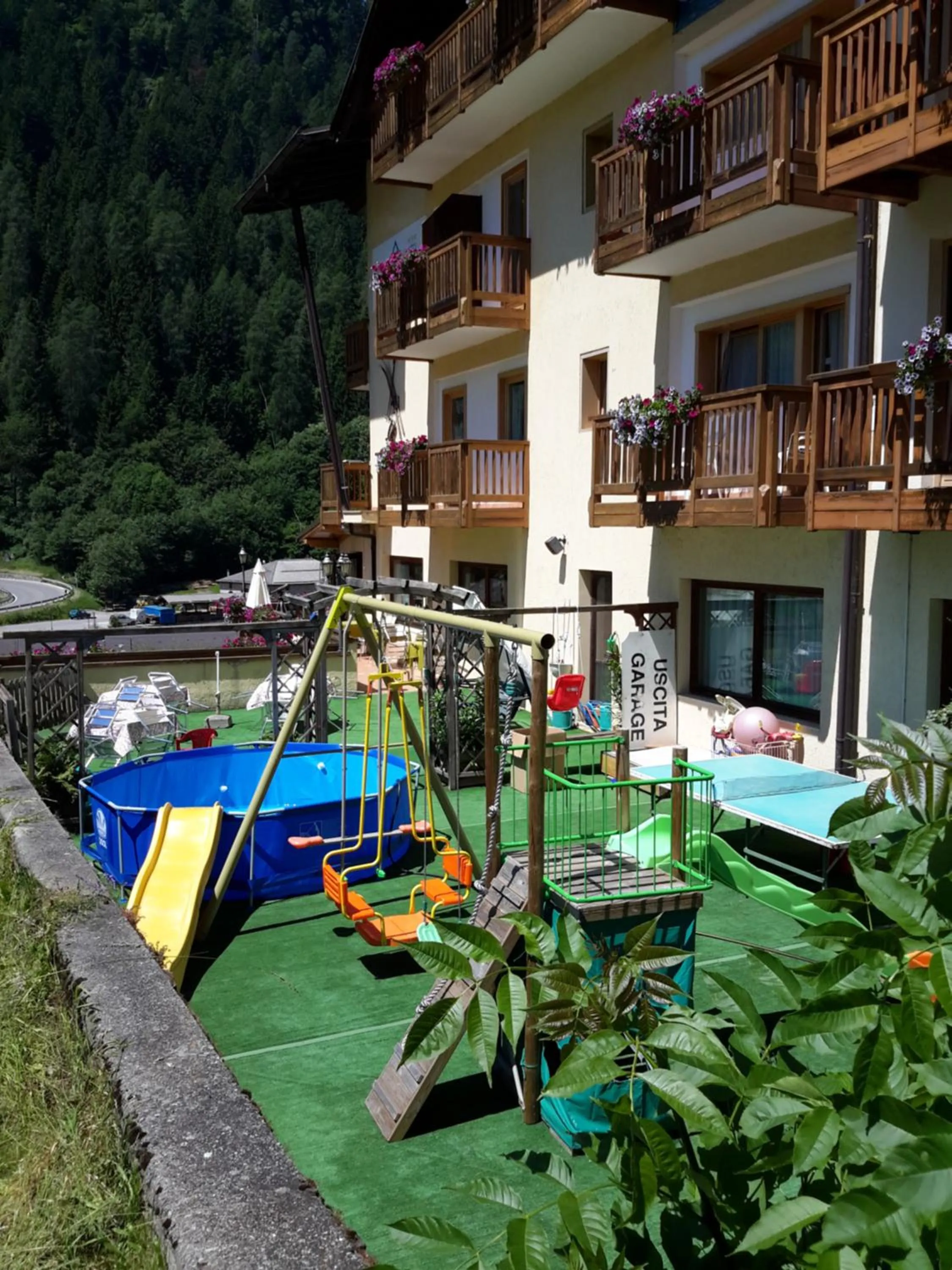 Children play ground in Hotel Ortles Dolomiti Walking & Spa