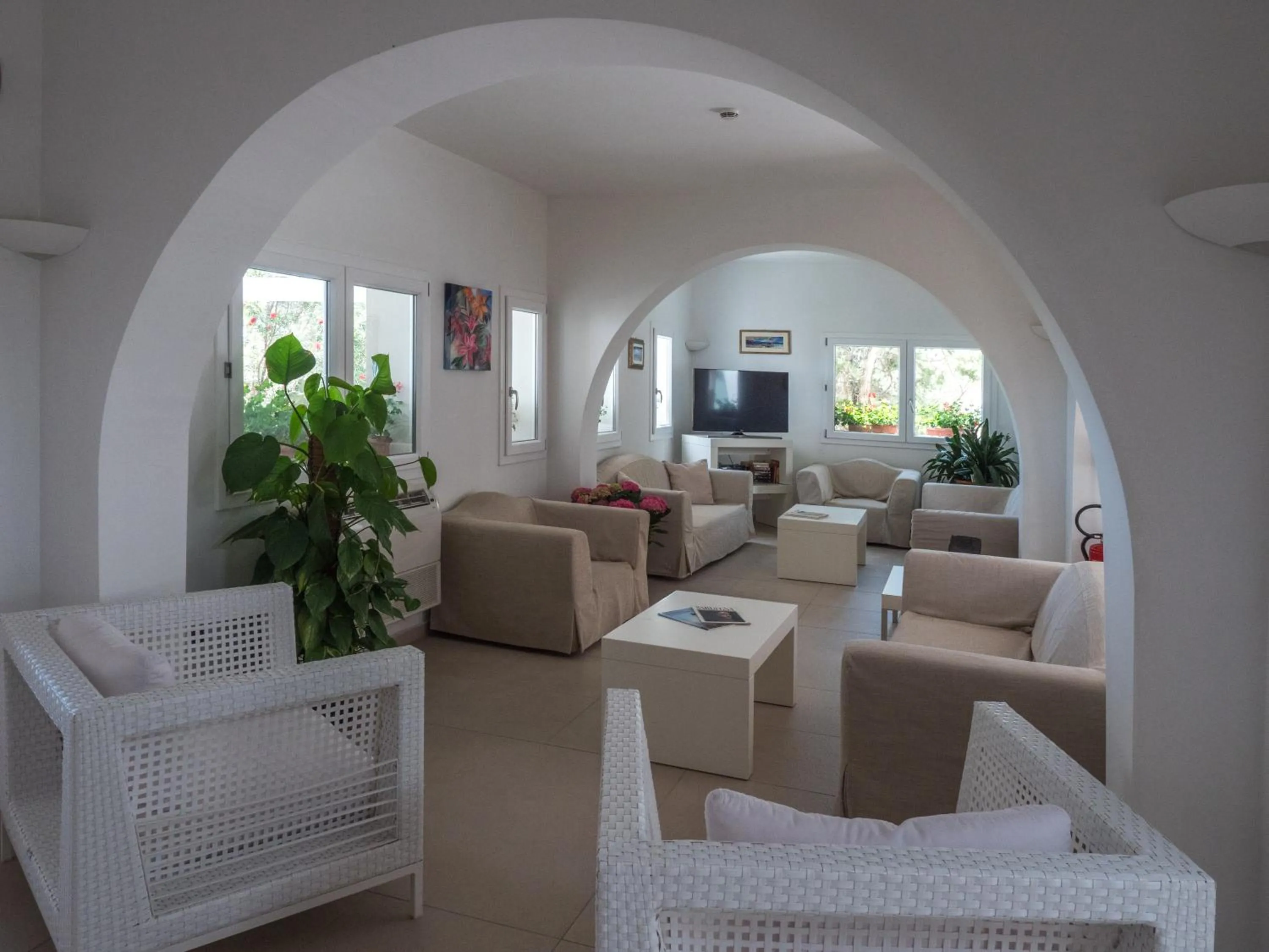 Lobby or reception in Hotel Cala Reale