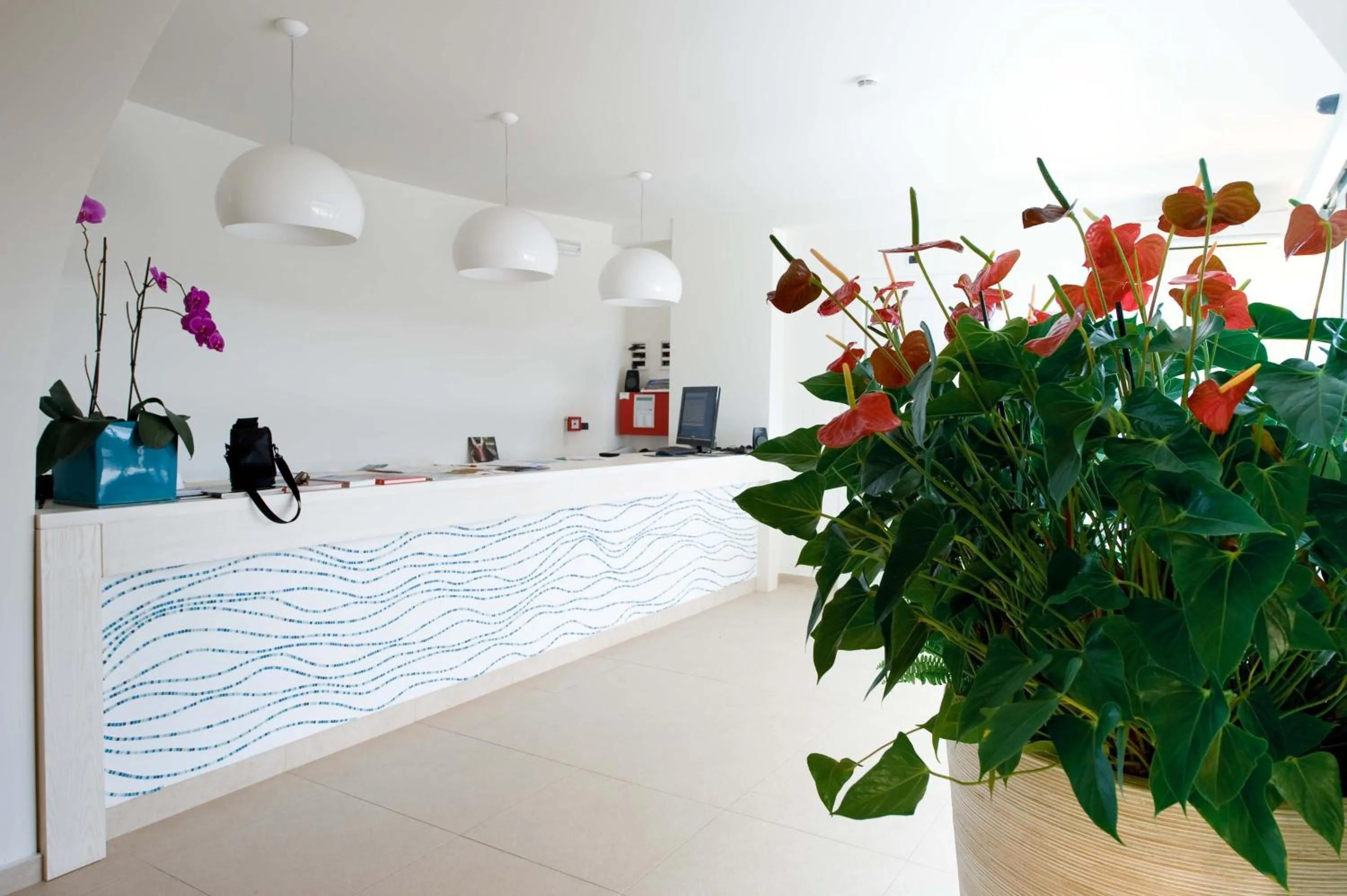 Lobby or reception in Hotel Cala Reale