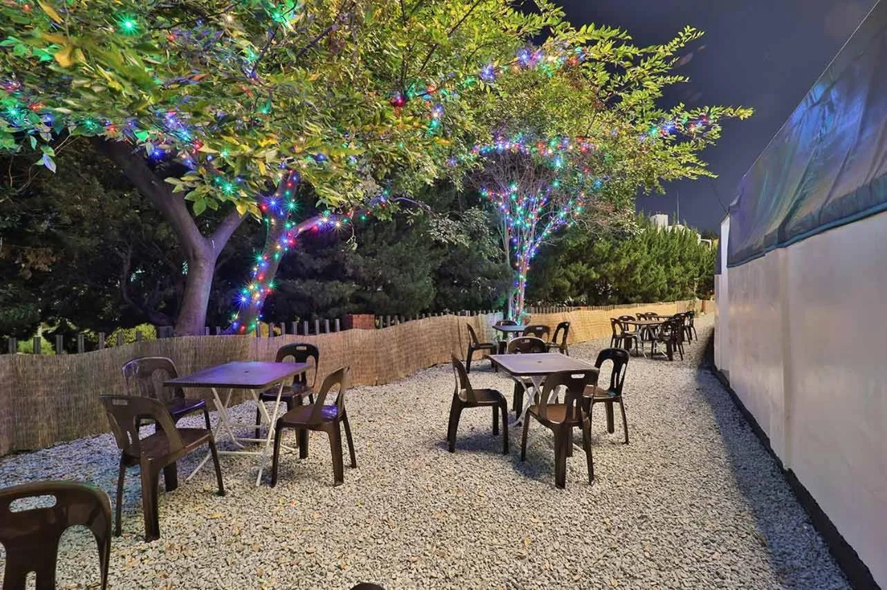 Garden view in Hotel Frenchcode