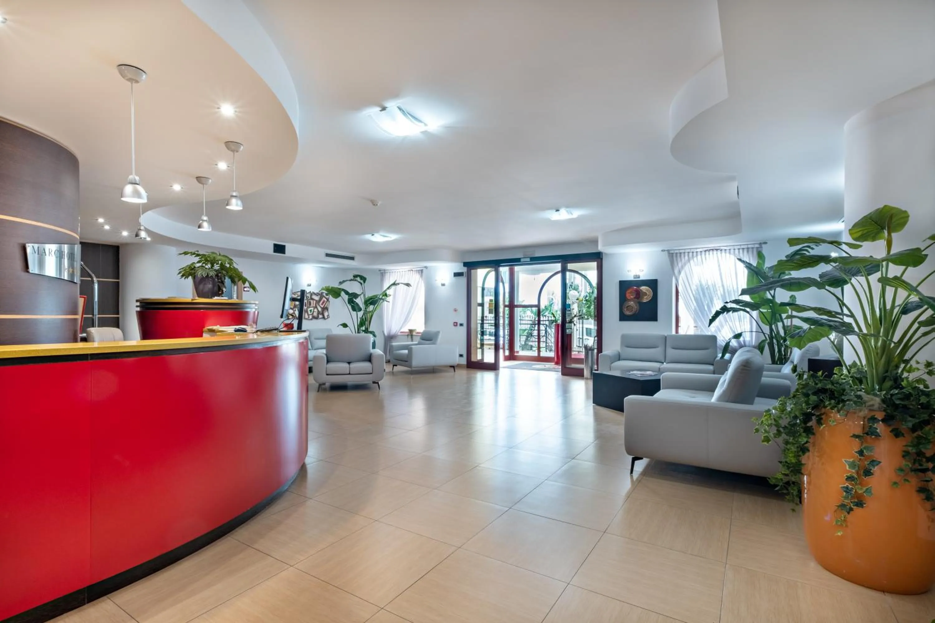 Lobby or reception in Marc Hotel