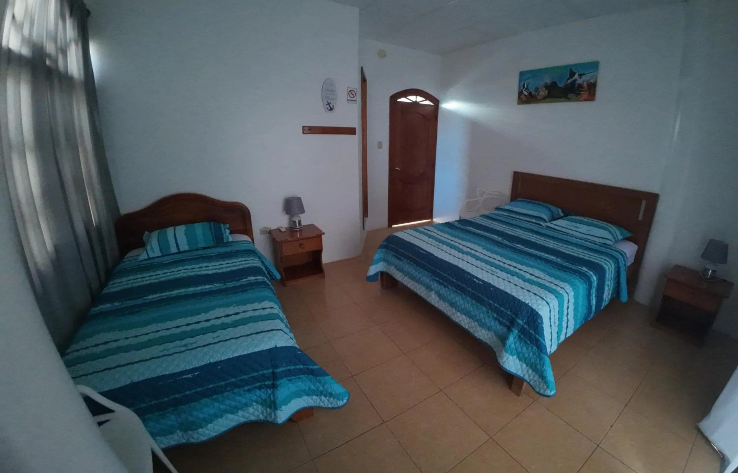 Bed in Hostal Neptuno - Poseidon