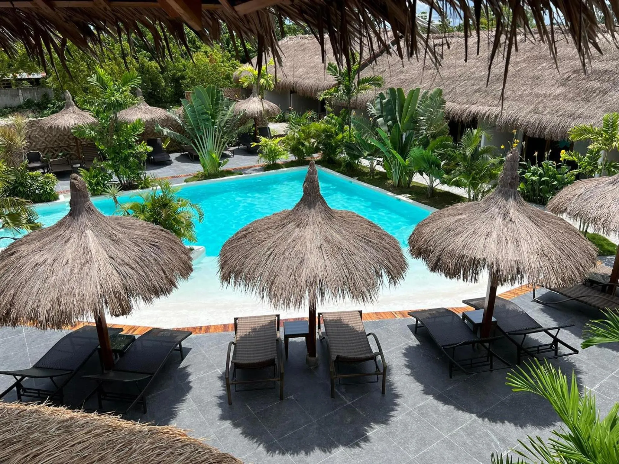 Pool view in Secret paradise moalboal