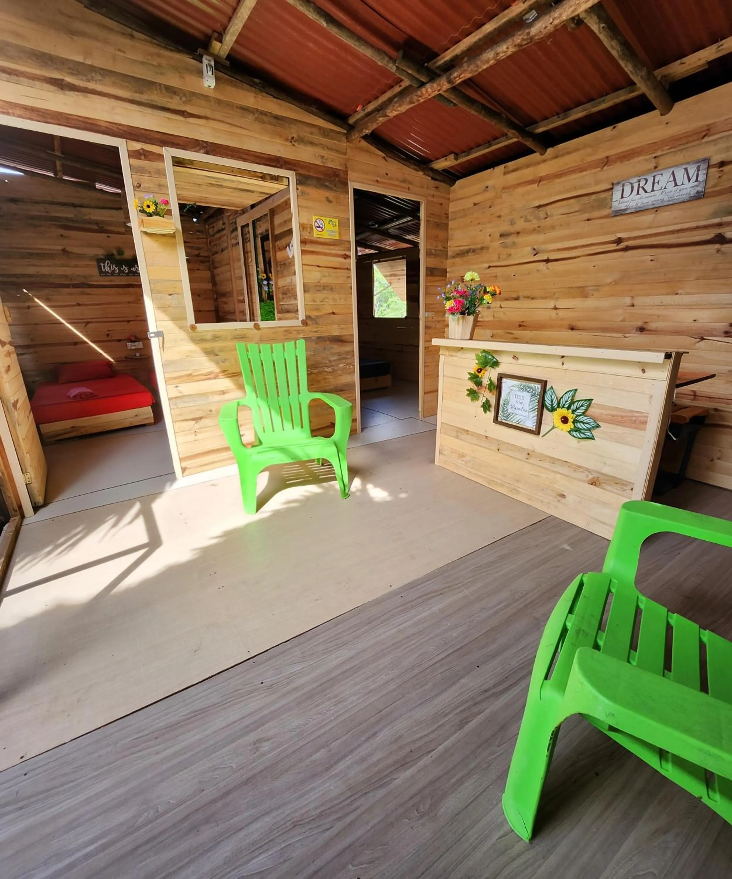 Living room in Baru Jet Set Beach & Hostal