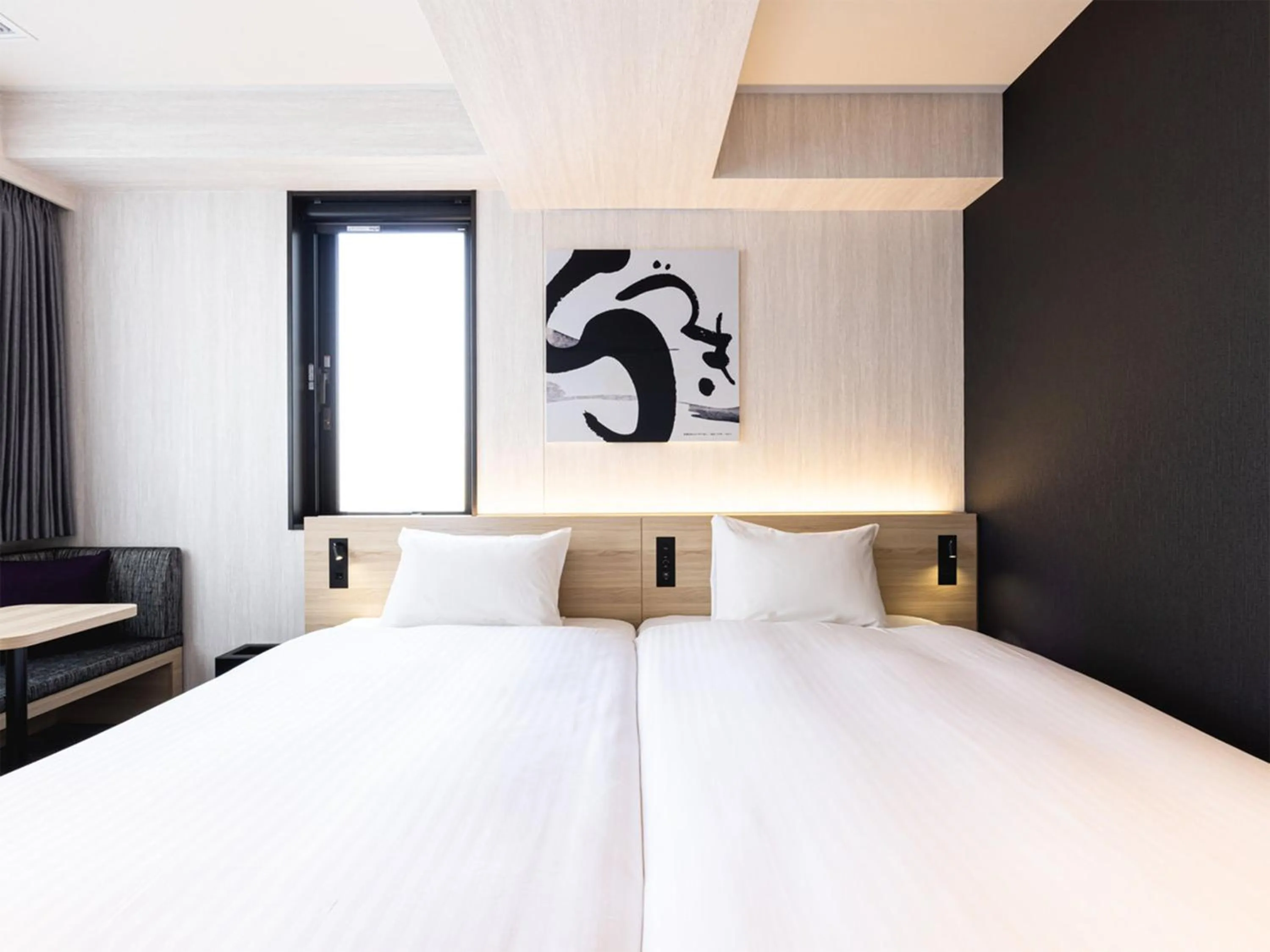 Photo of the whole room, Bed in La'gent Hotel Kyoto Nijo