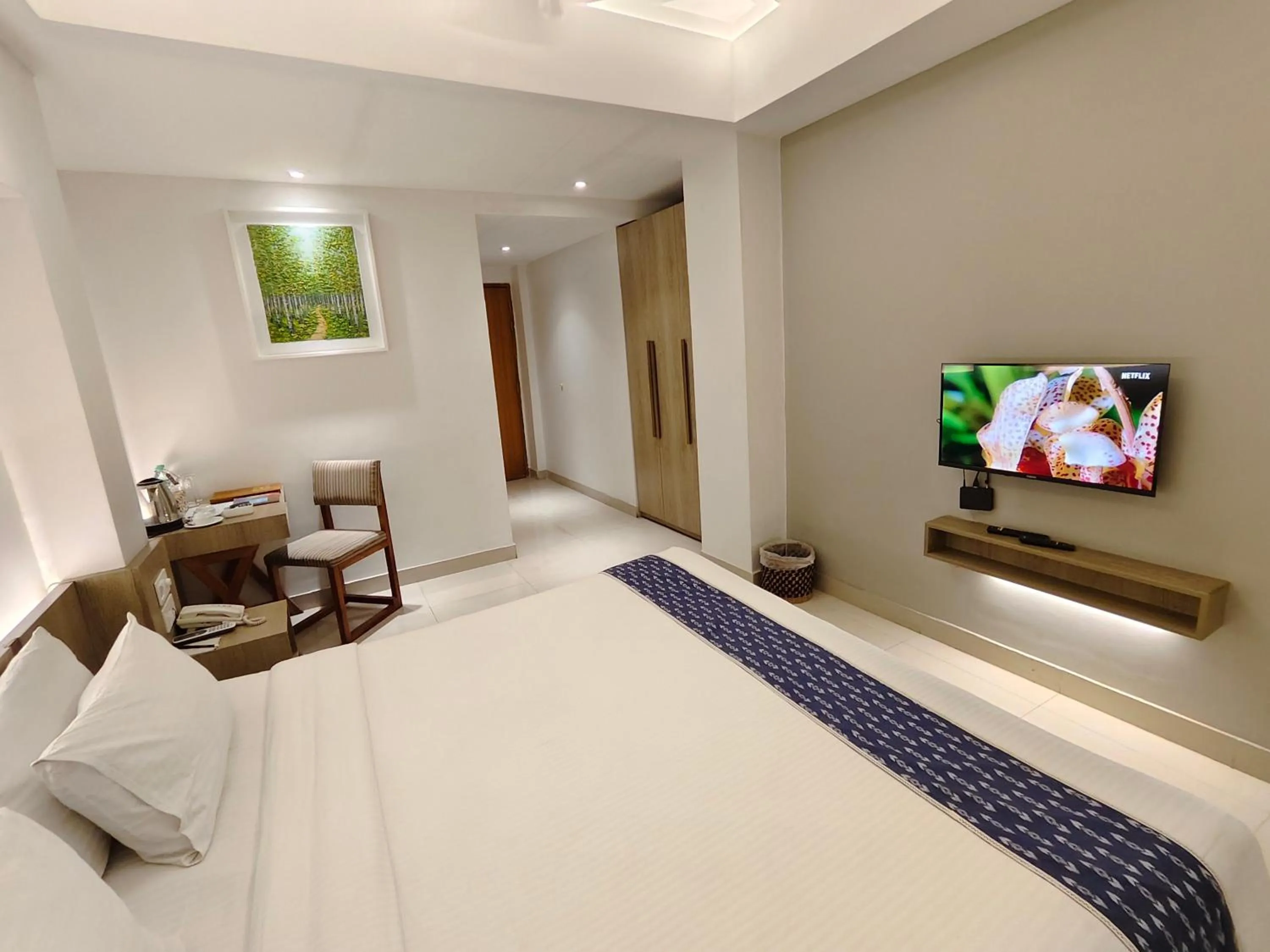 Bed in Hotel Nandini