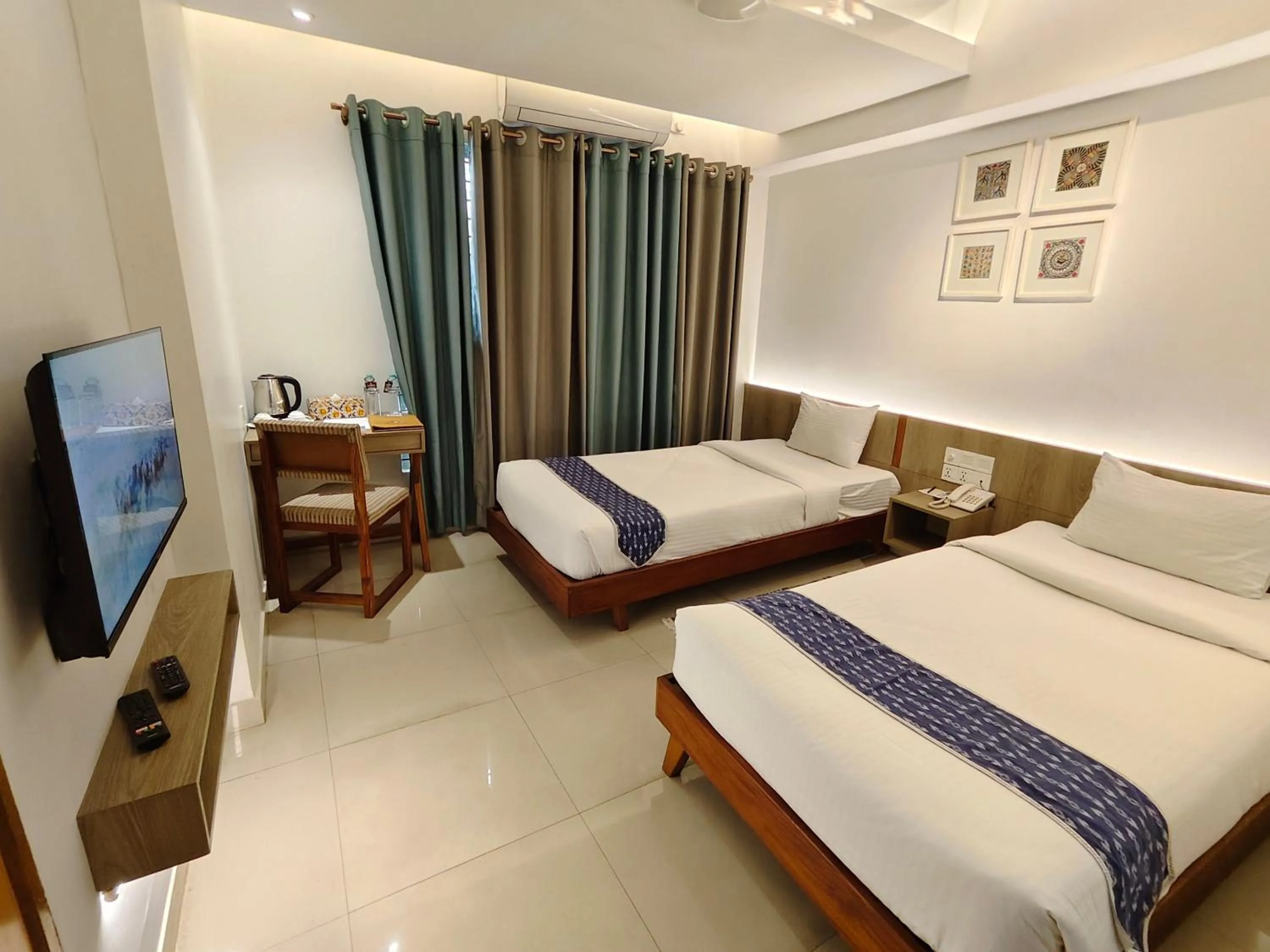 Bed in Hotel Nandini