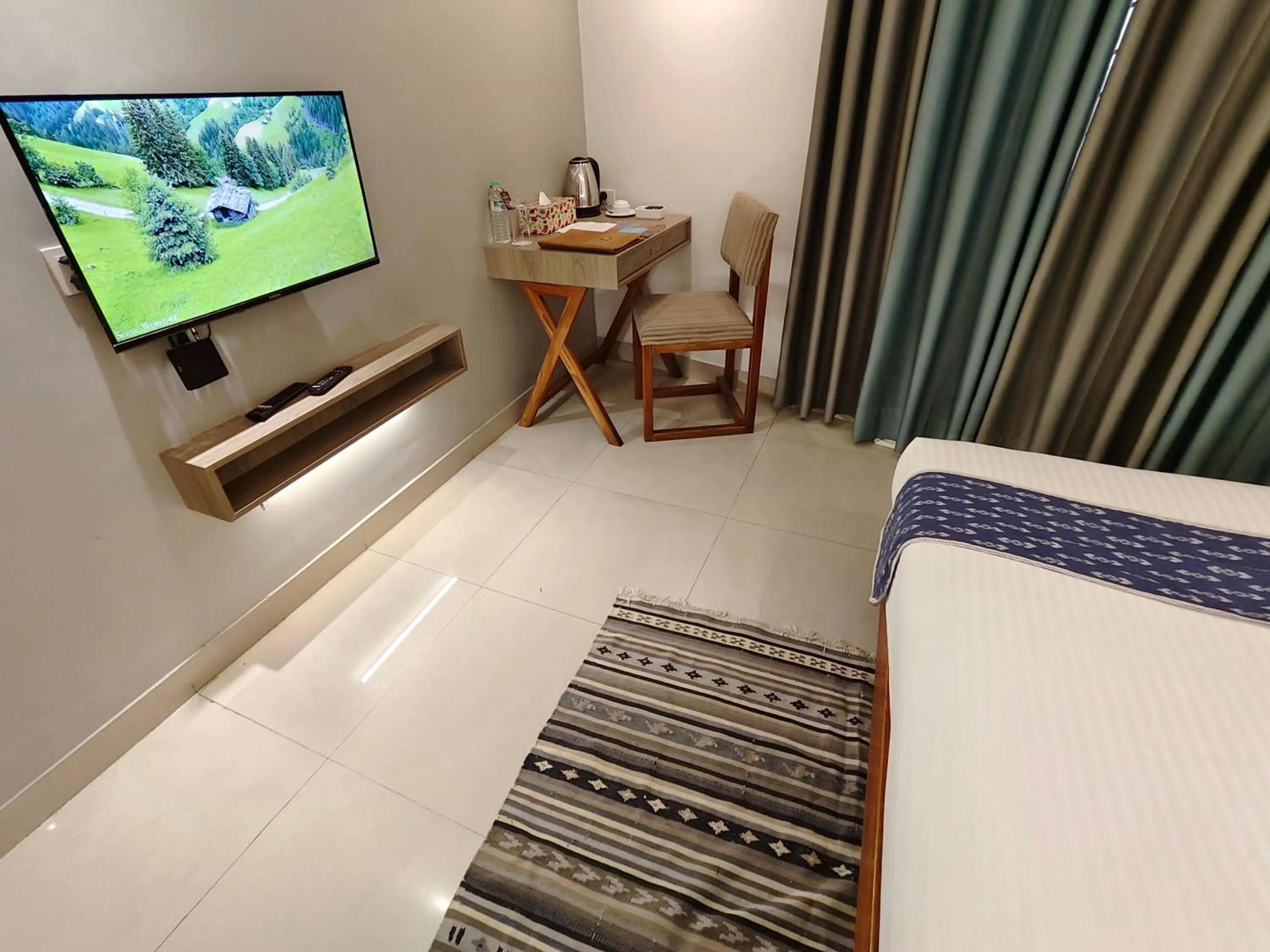 Bed in Hotel Nandini