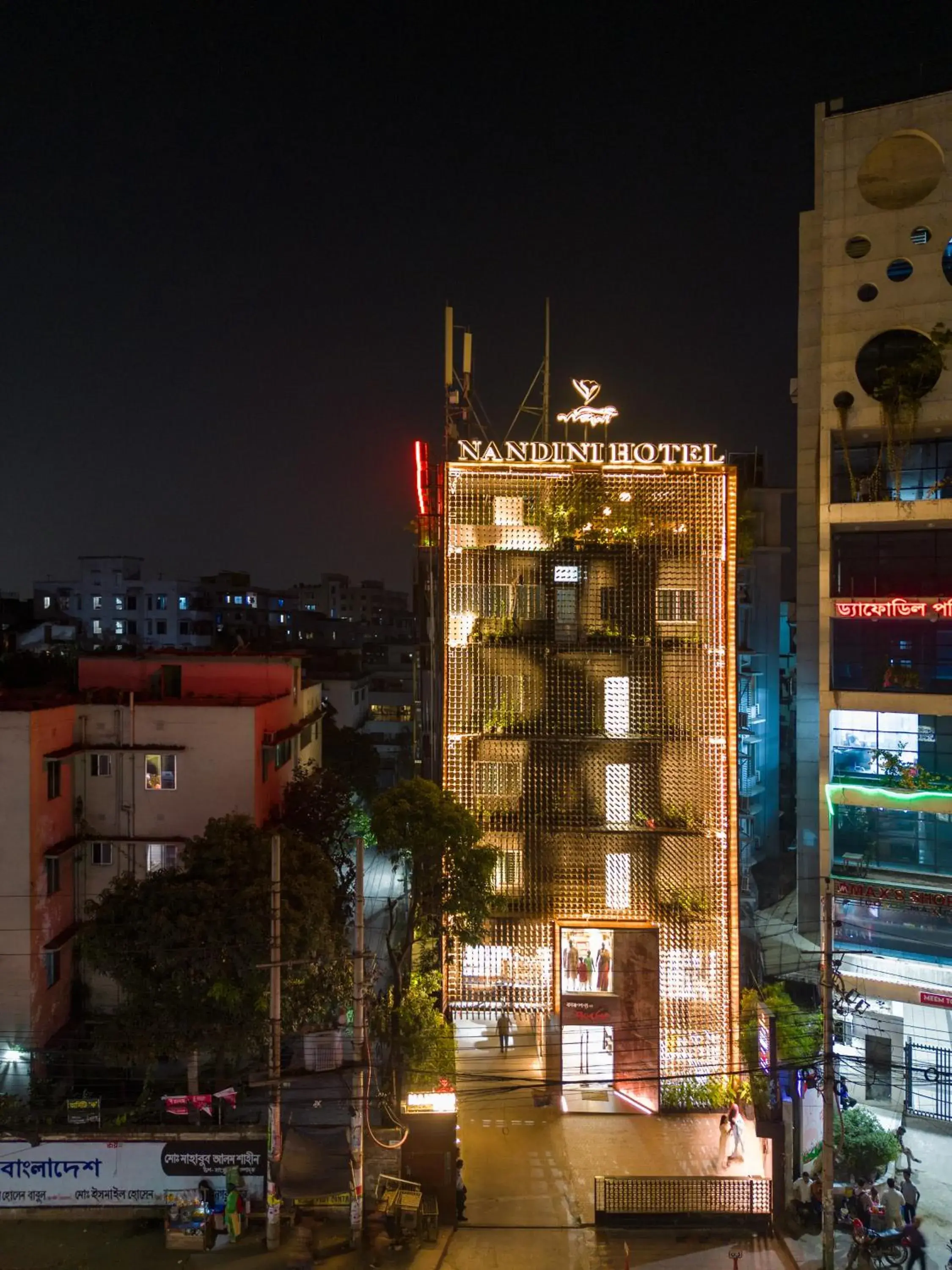 Property building in Hotel Nandini Property building in Hotel Nandini