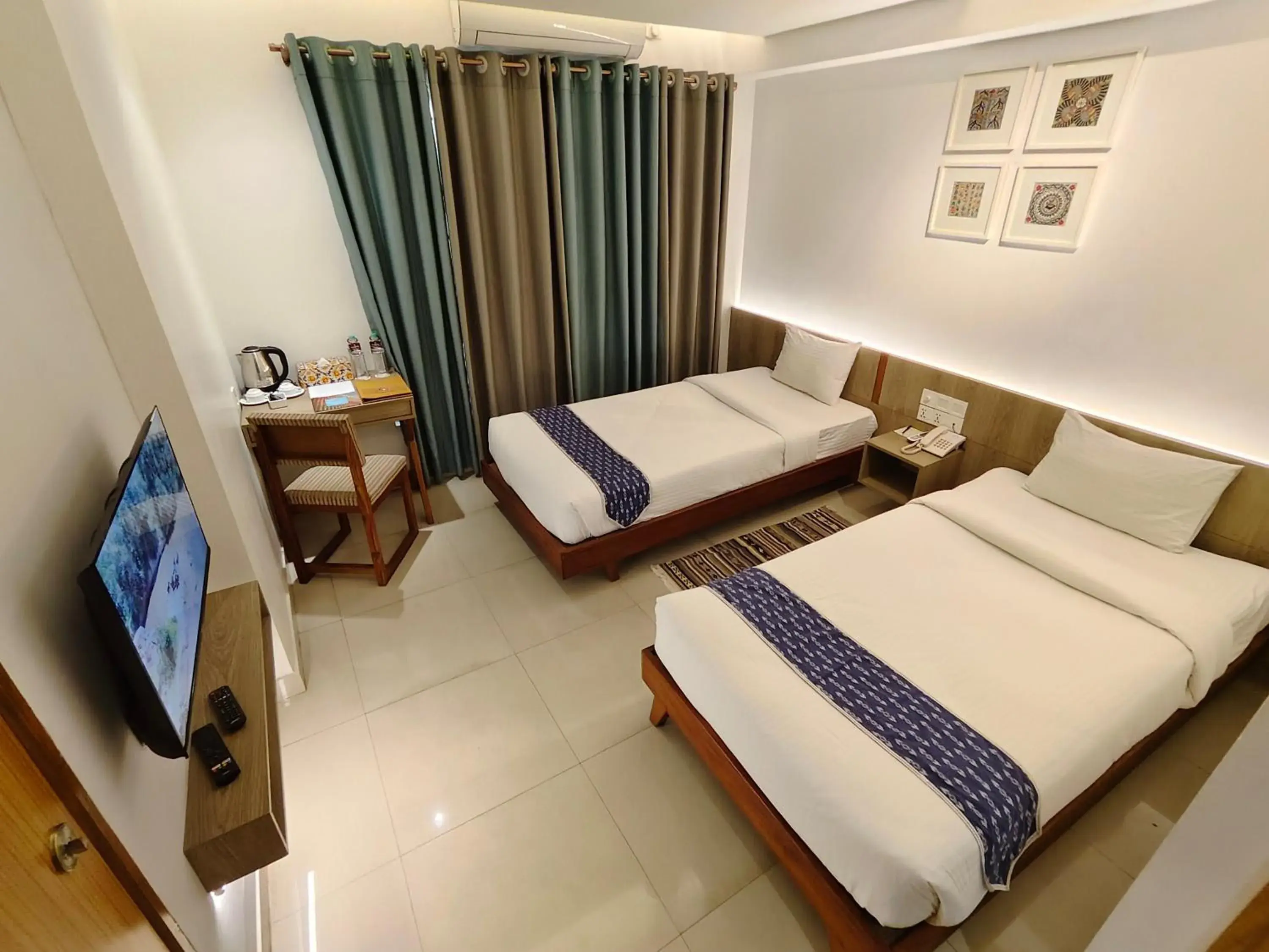 Bed in Hotel Nandini Bed in Hotel Nandini