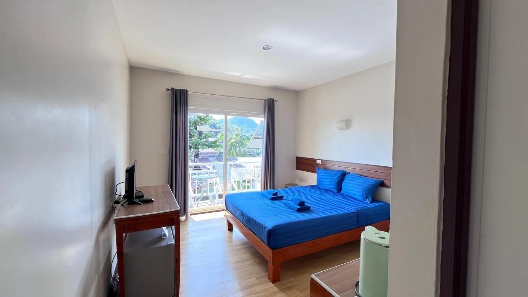 Bedroom, Bed in Blue View House Phi Phi