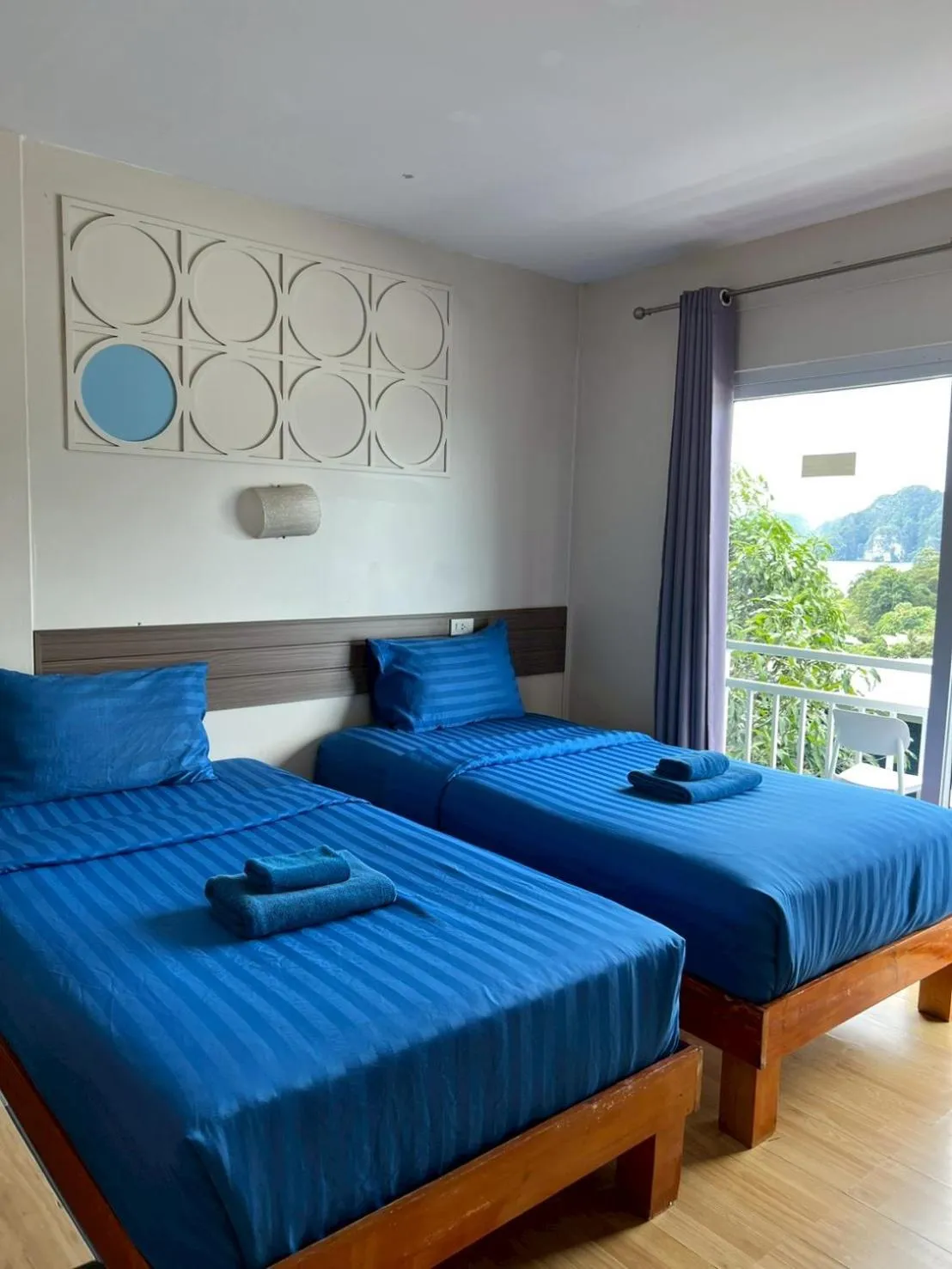 Bedroom, Bed in Blue View House Phi Phi