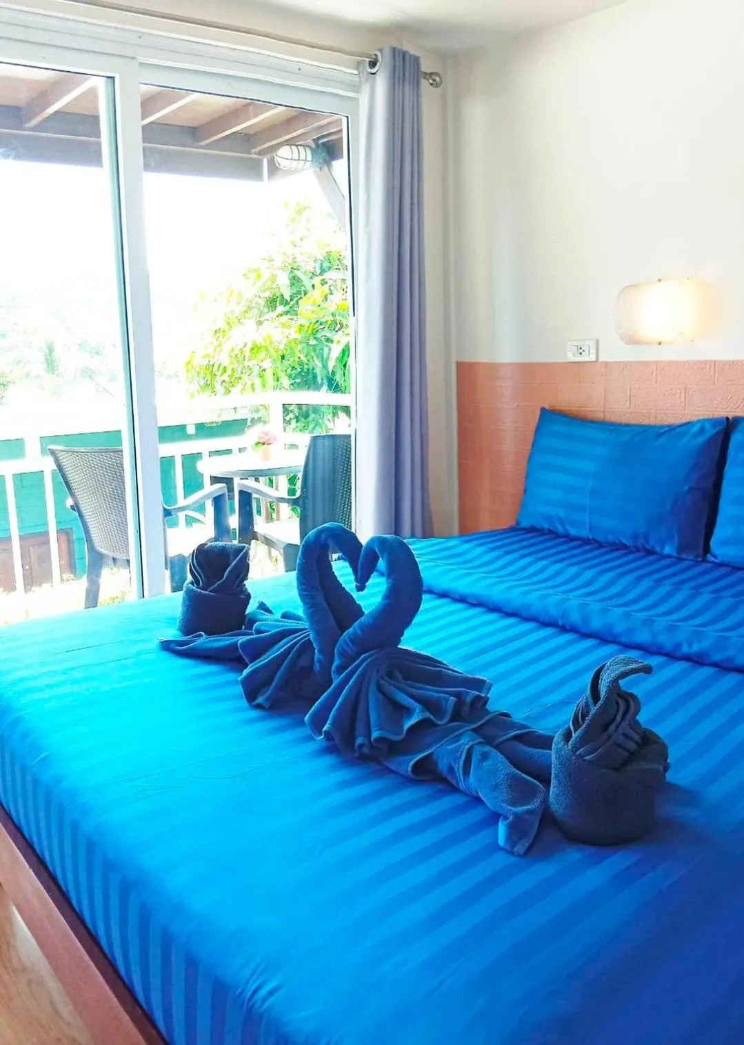 Bedroom, Bed in Blue View House Phi Phi
