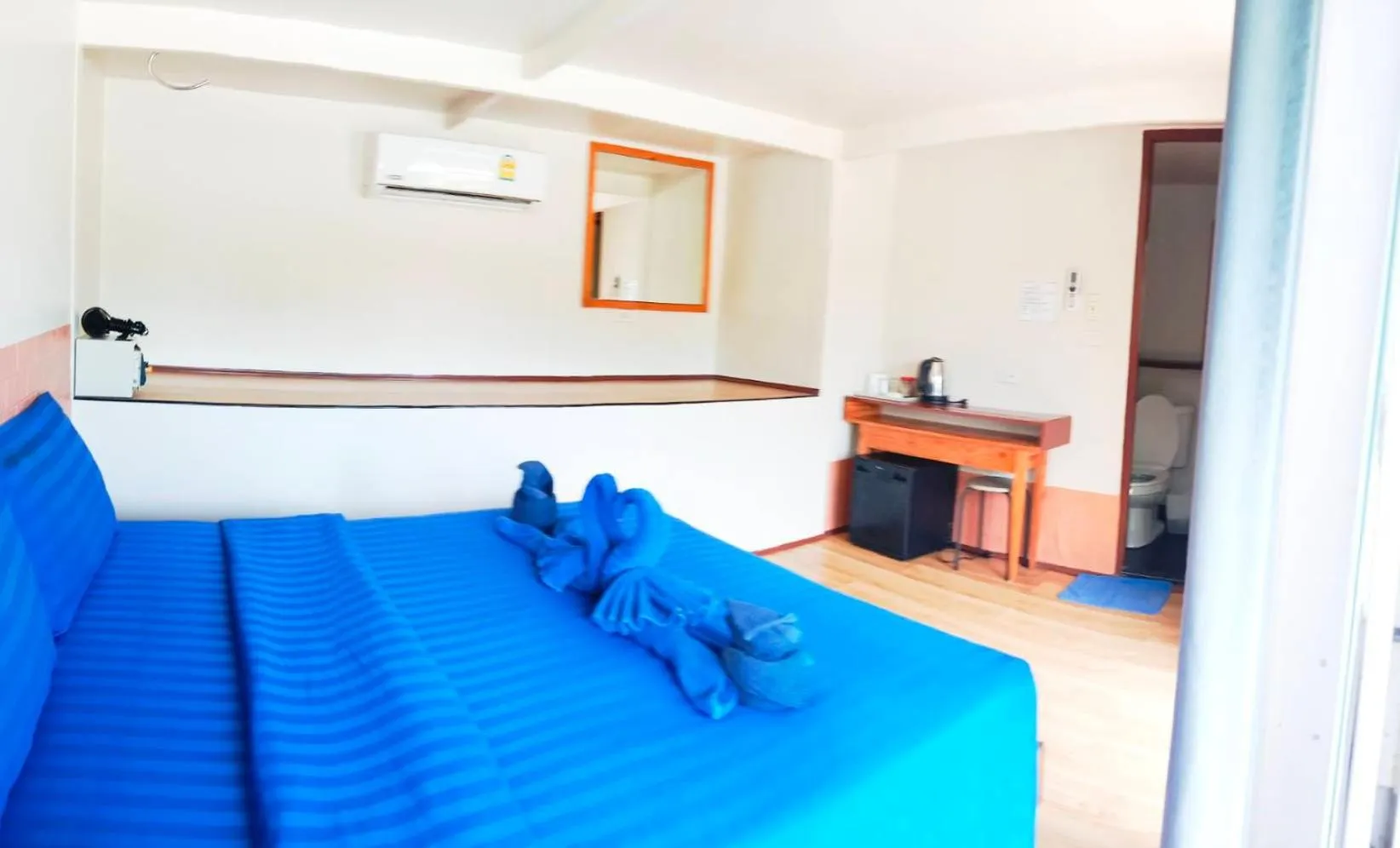 Bedroom, Bed in Blue View House Phi Phi